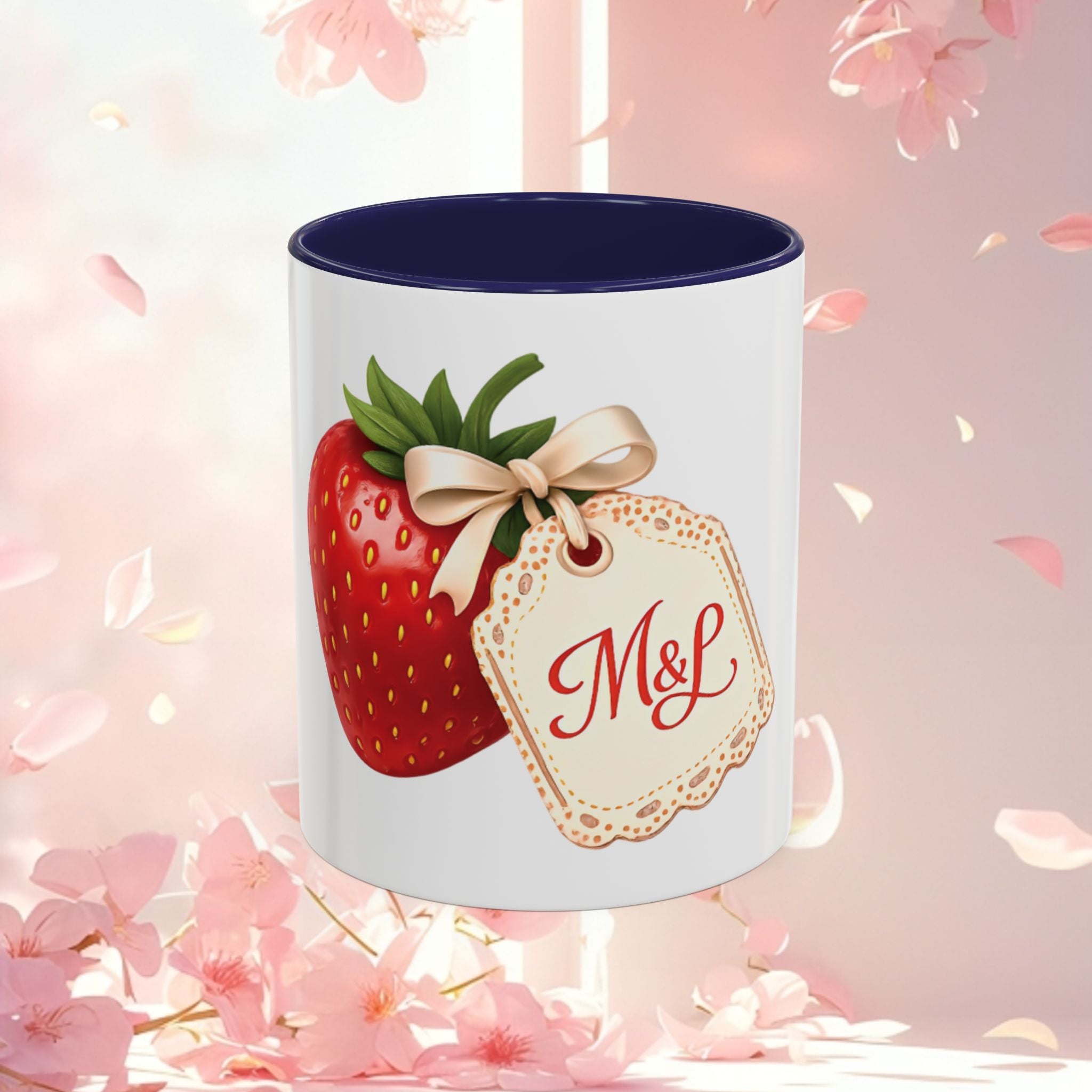 Vintage Hand-Drawn Accent Coffee Mug — Sweet Retro Artwork (11/15oz)