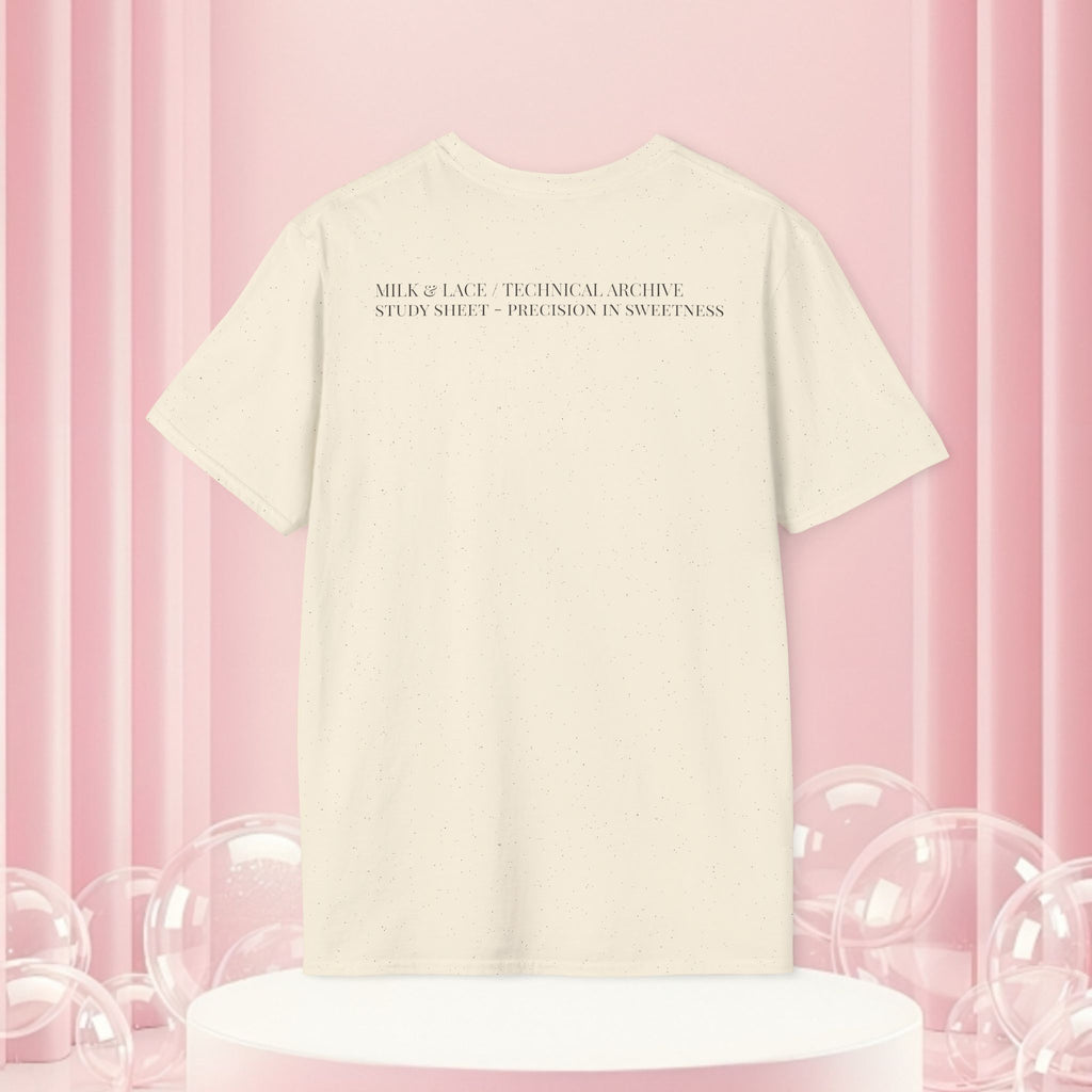 Minimal Bow Graphic T-Shirt — Delicate Ribbon Illustration with Subtle Back Text — Casual Feminine Tee