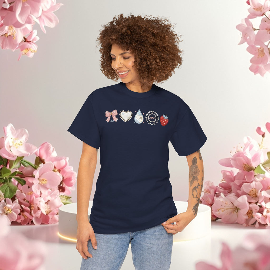 Pastel Cute Icons T-Shirt — Cute Pastel Icon Graphic Tee