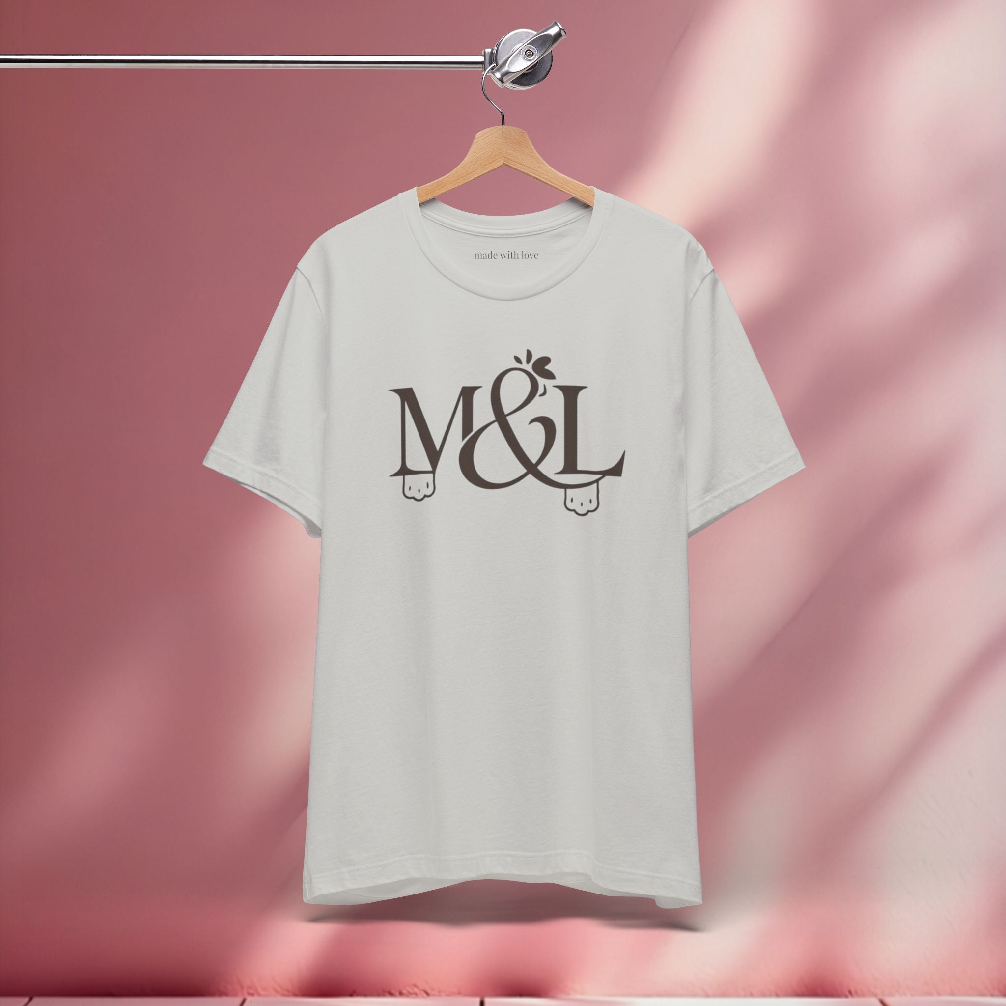 Romantic Feminine Brown Tee — Romance Graphic T-Shirt