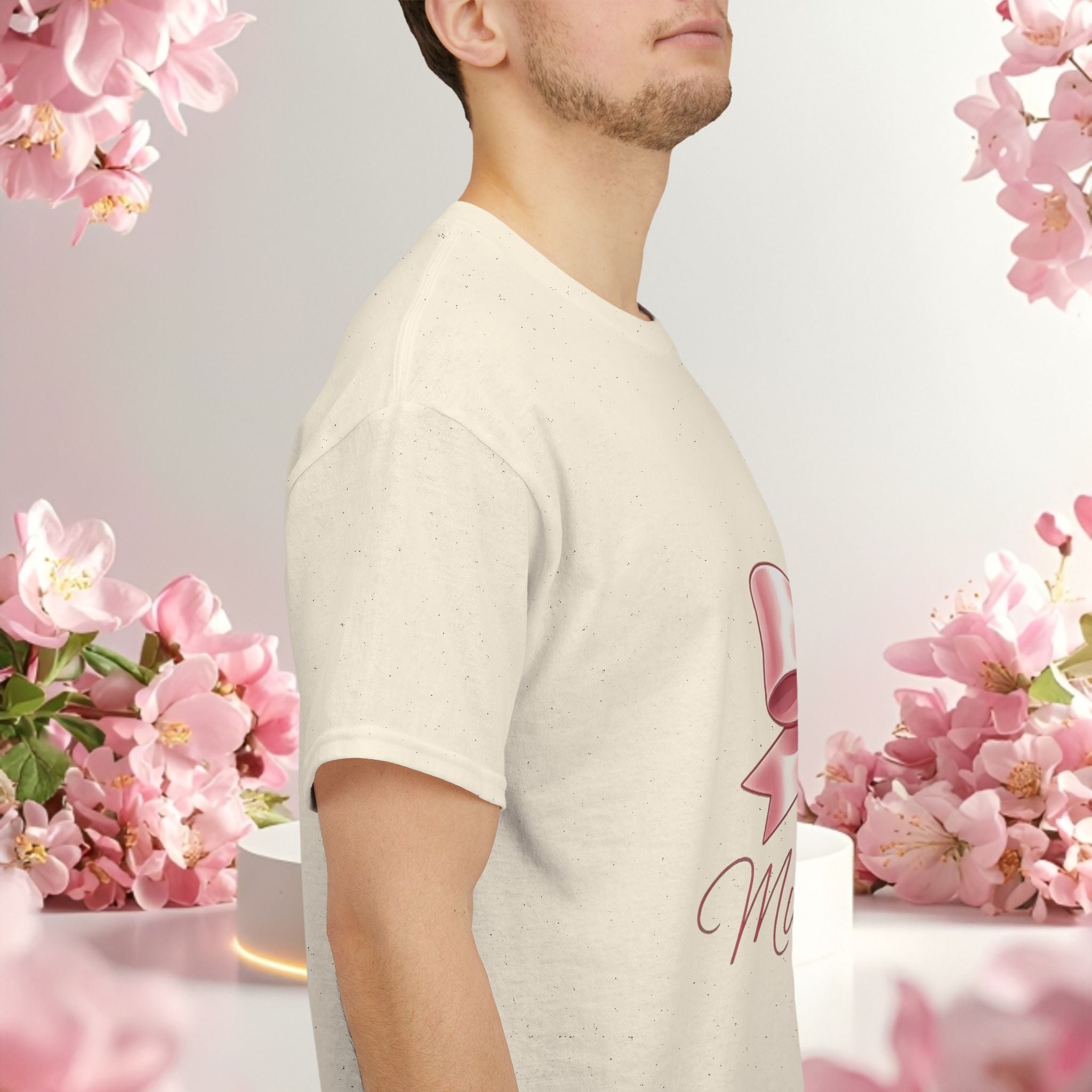 Pink Graphic Tee — Simple Minimalist Design