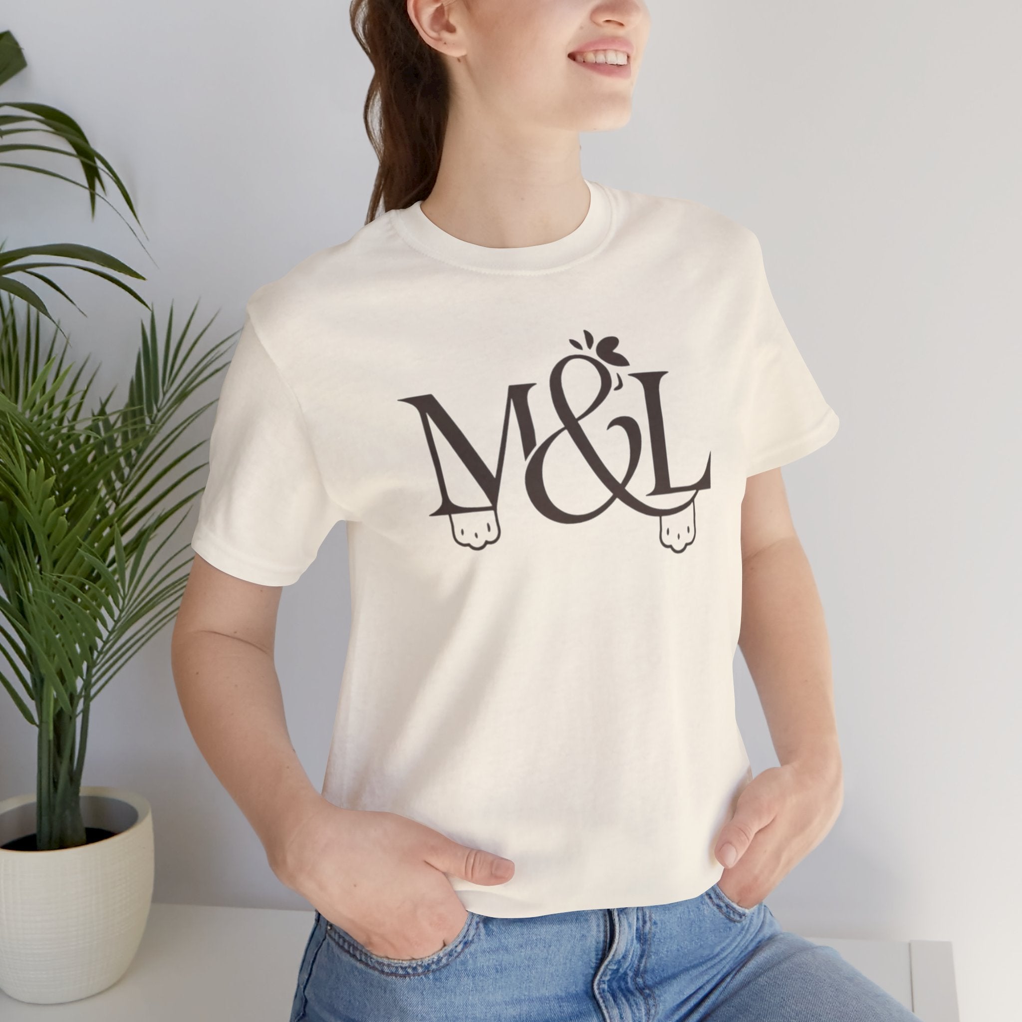 Romantic Feminine Brown Tee — Romance Graphic T-Shirt