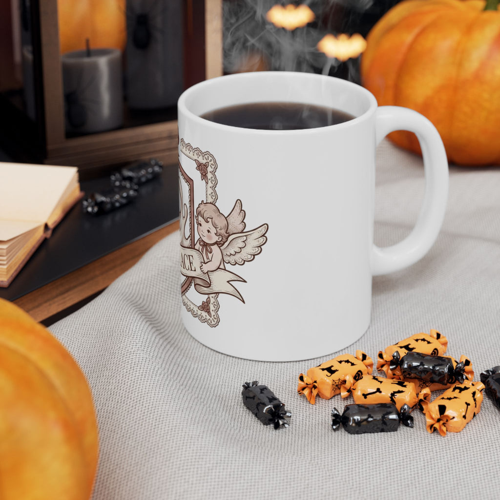 Vintage Cute Soft Ceramic Mug — Retro Cozy 11oz & 15oz Coffee Cup