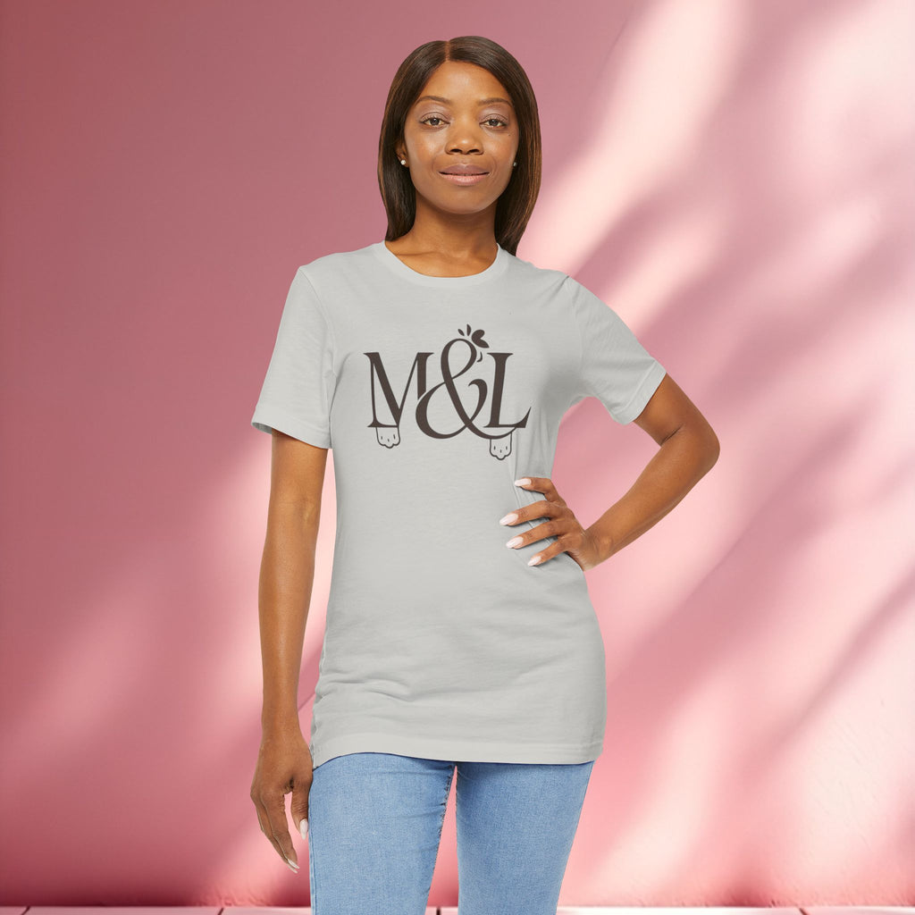 Romantic Feminine Brown Tee — Romance Graphic T-Shirt