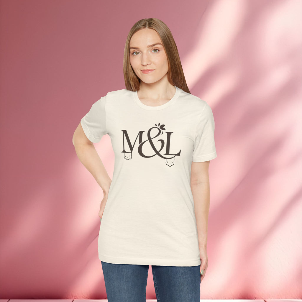 Romantic Feminine Brown Tee — Romance Graphic T-Shirt