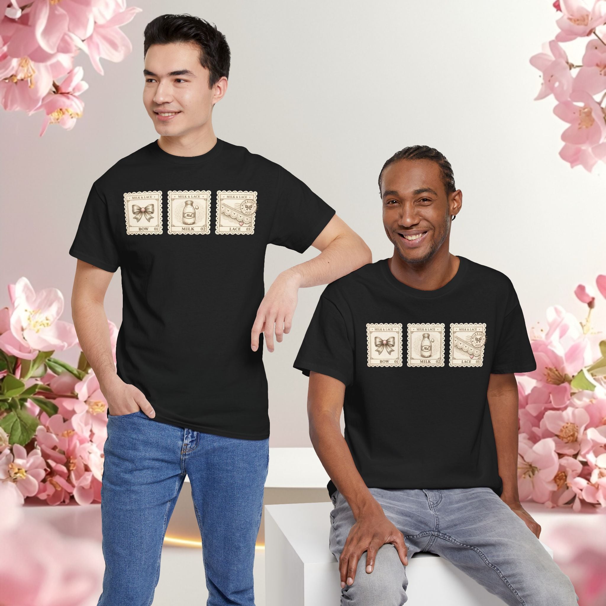 Vintage Botanical Stamp T-Shirt