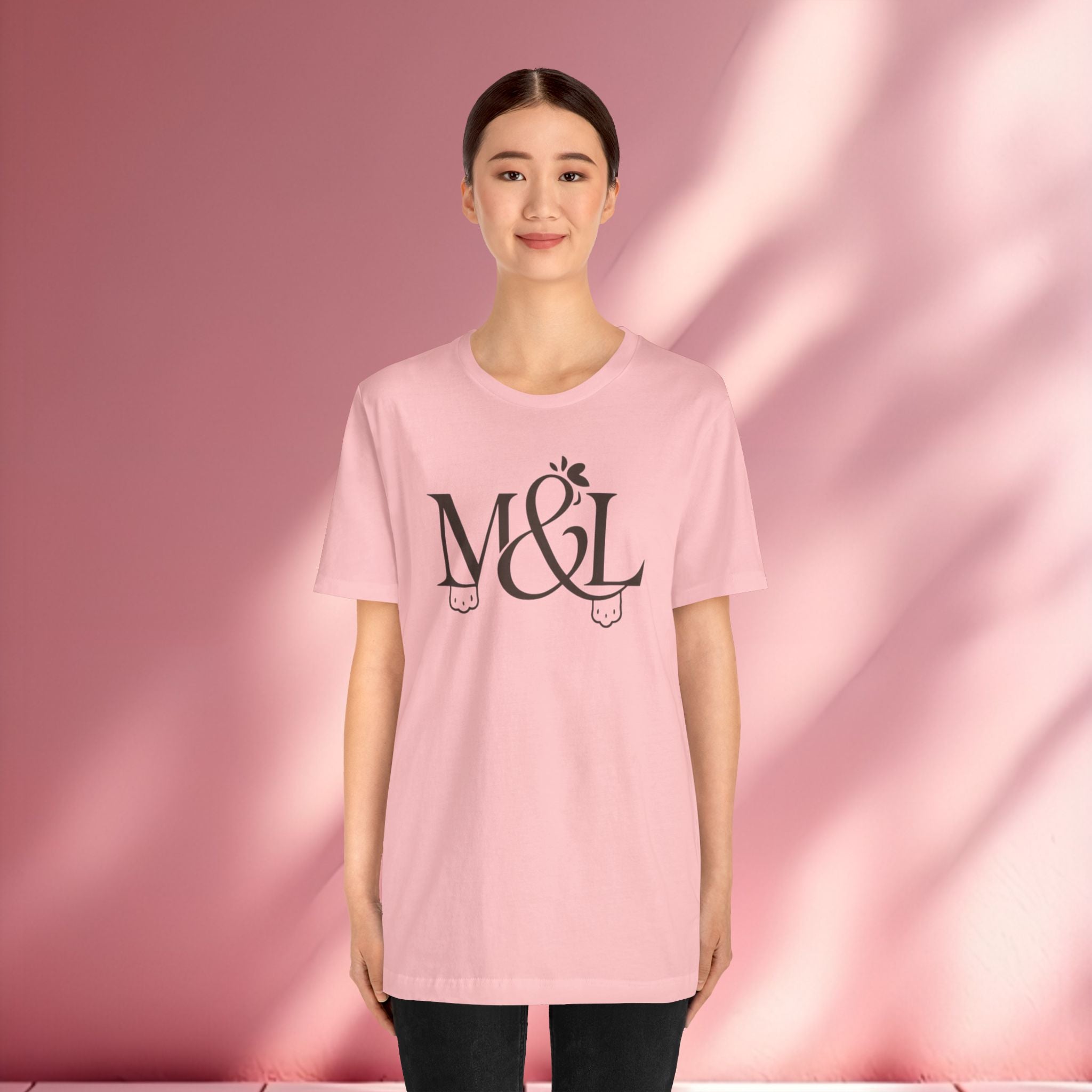 Romantic Feminine Brown Tee — Romance Graphic T-Shirt