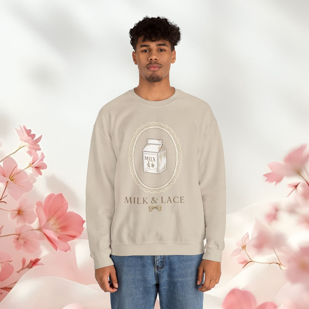 Pastel Graphic Crewneck Sweatshirt — Soft Pastel Cozy Comfort