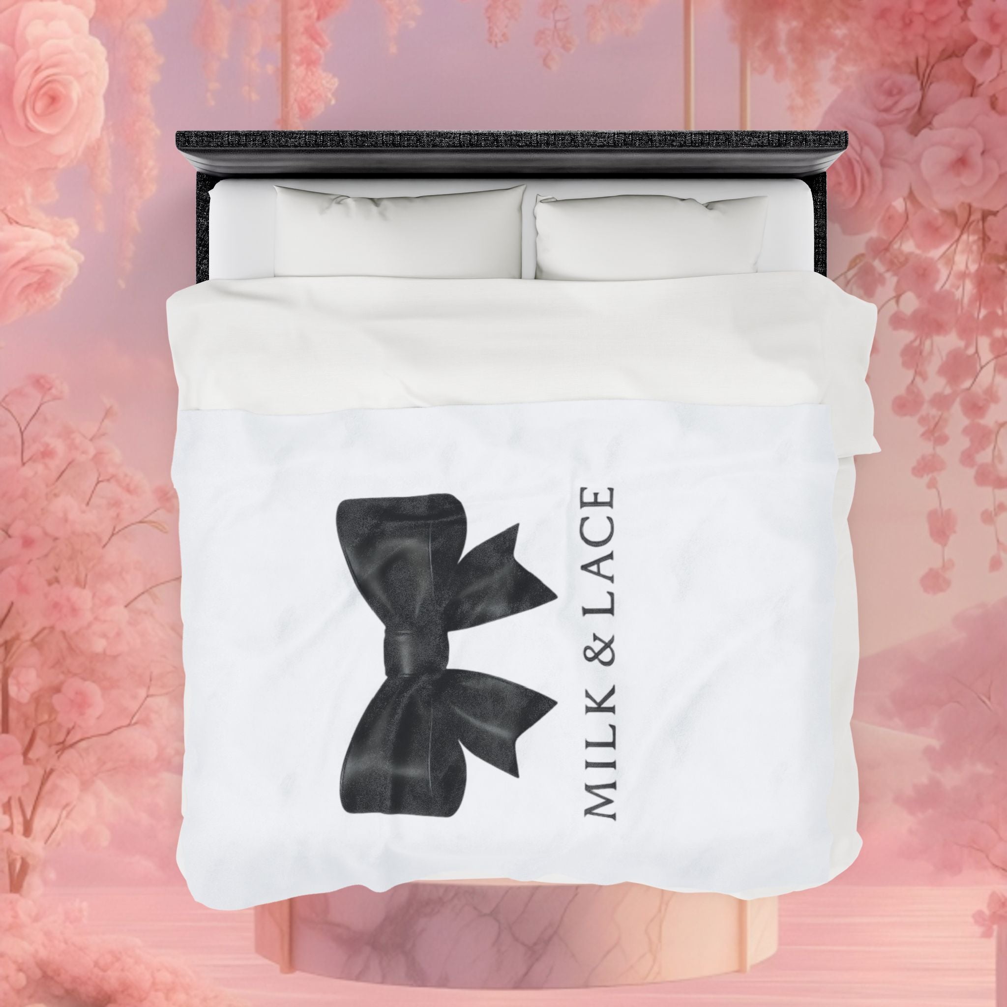 Velveteen Plush Blanket — Luxury Soft Feminine Throw