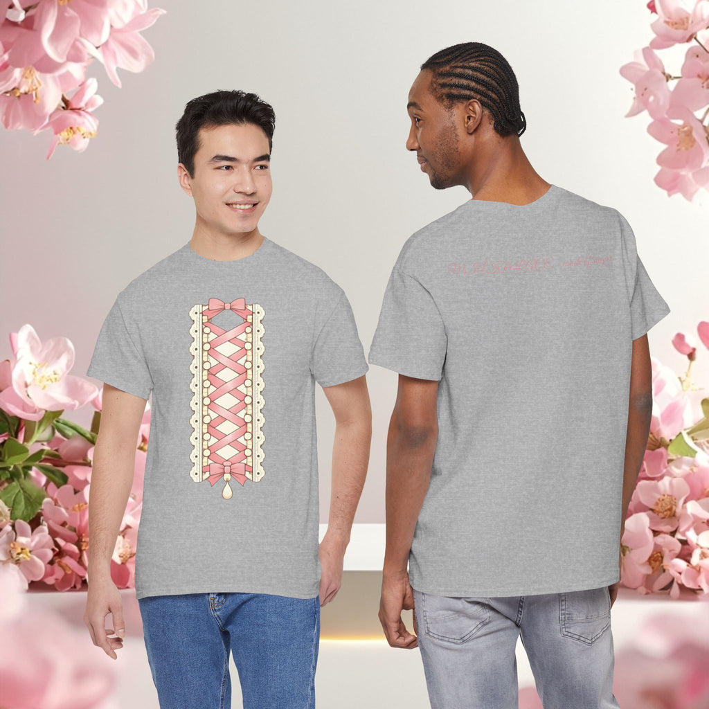 Pink Corset Ribbon T-Shirt
