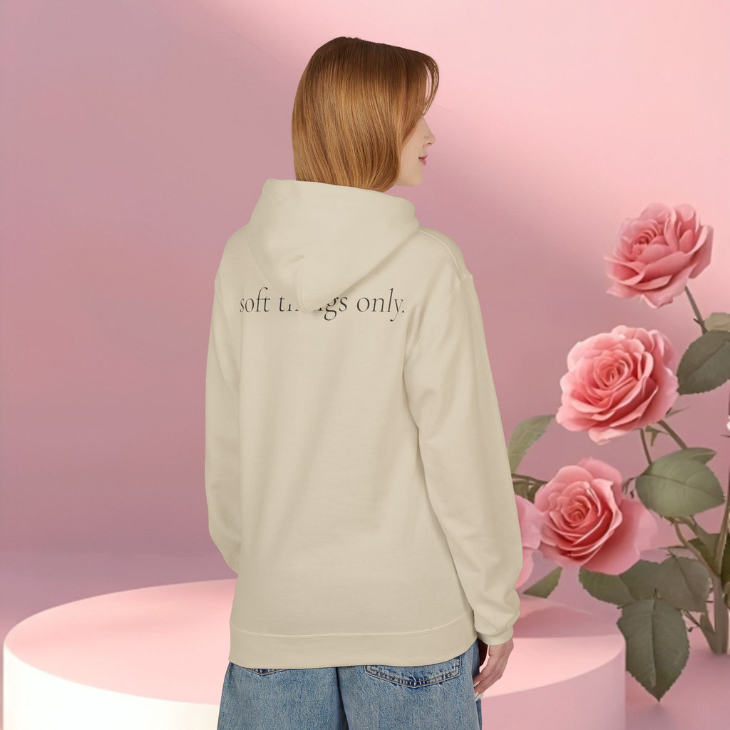 Minimal Authentic Hoodie — Quietly Sweet Fleece Pullover