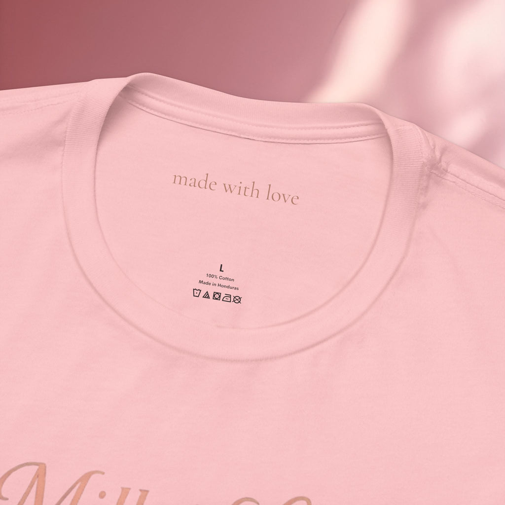 Casual Pink Graphic T-Shirt — Women's Casual Pink Tee