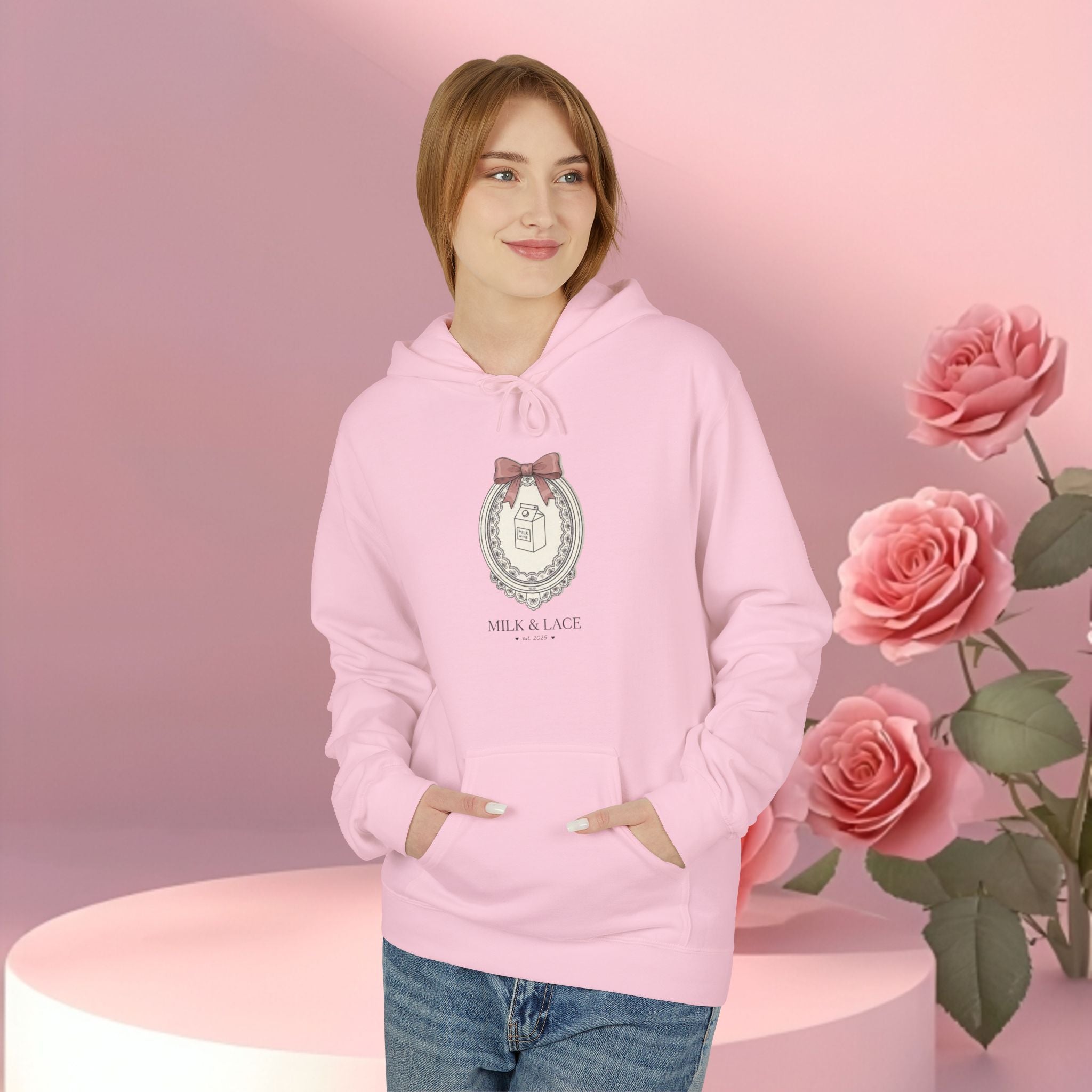 Floral Minimalist Feminine Hoodie