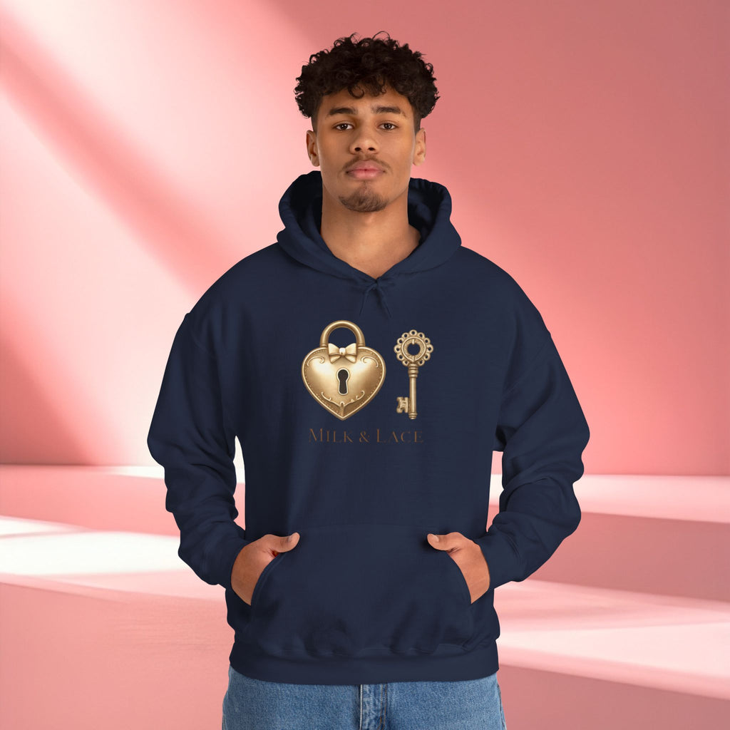 Gold Romantic Graphic Hoodie