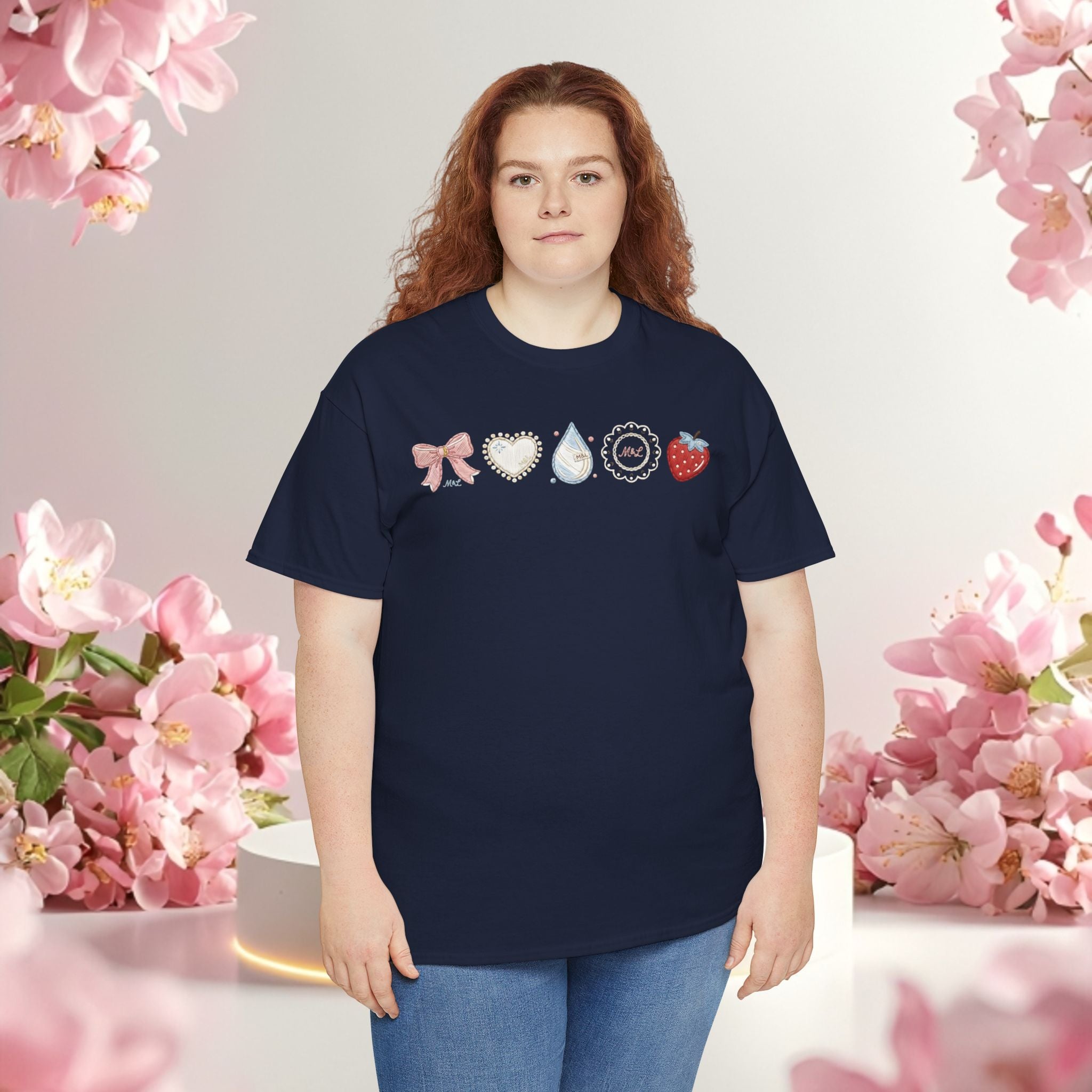 Pastel Cute Icons T-Shirt — Cute Pastel Icon Graphic Tee