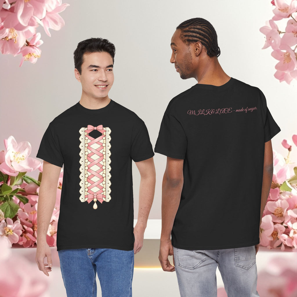 Pink Corset Ribbon T-Shirt