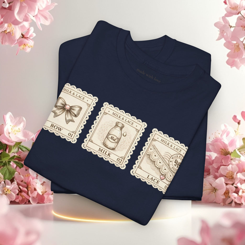 Vintage Botanical Stamp T-Shirt