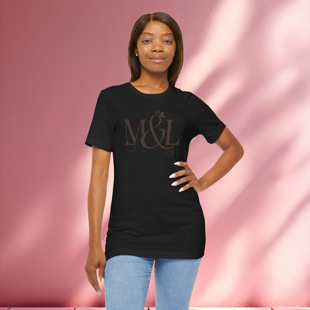 Romantic Feminine Brown Tee — Romance Graphic T-Shirt
