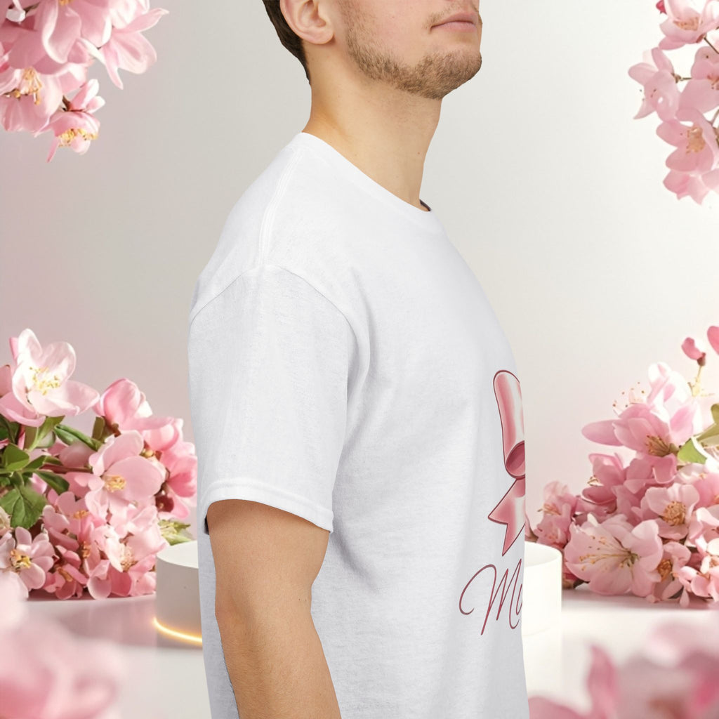 Pink Graphic Tee — Simple Minimalist Design