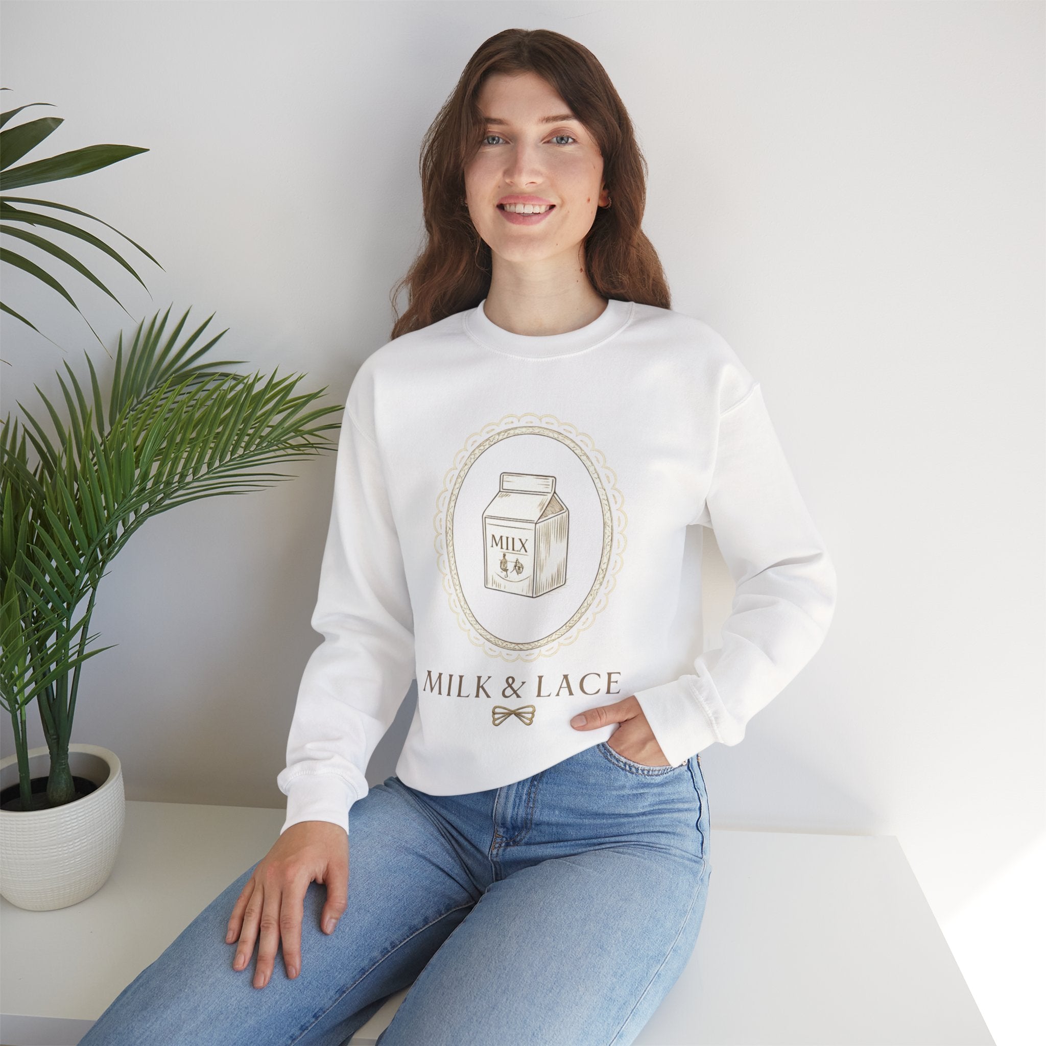 Pastel Graphic Crewneck Sweatshirt — Soft Pastel Cozy Comfort