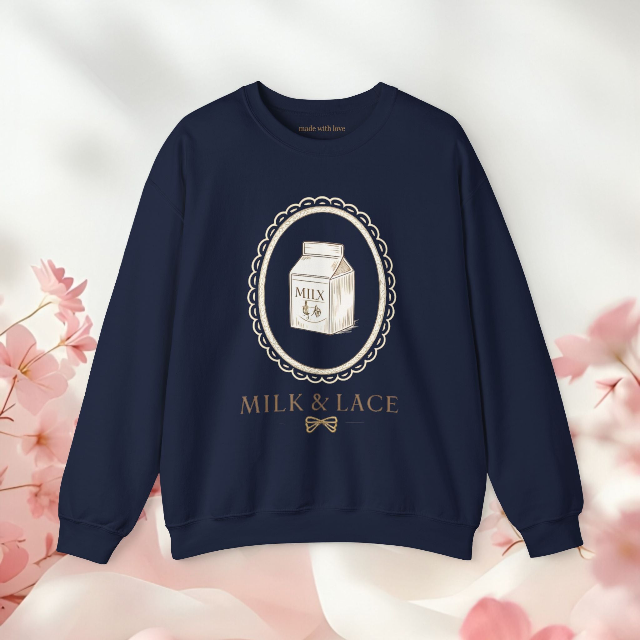 Pastel Graphic Crewneck Sweatshirt — Soft Pastel Cozy Comfort