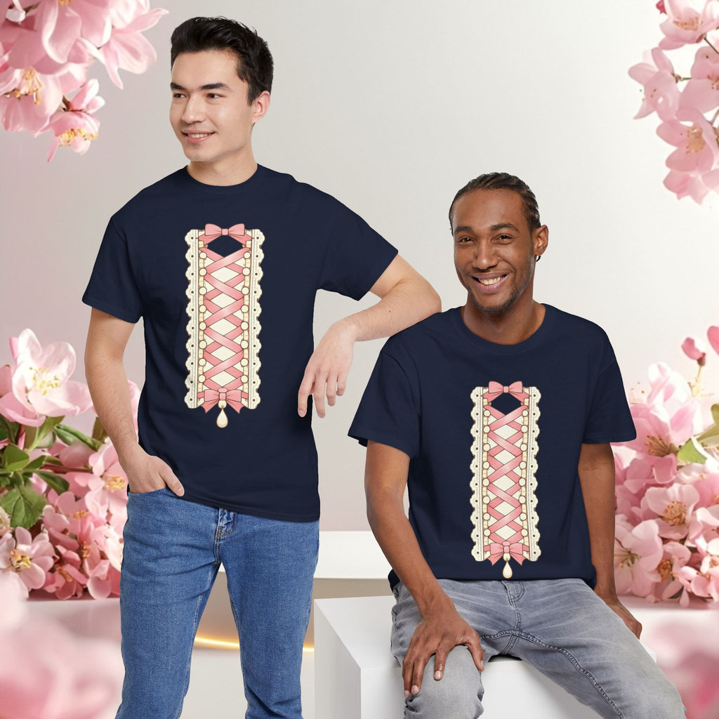 Pink Corset Ribbon T-Shirt
