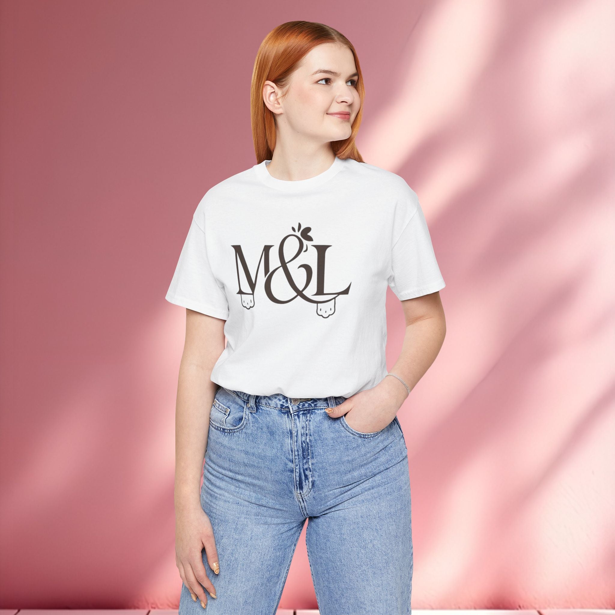 Romantic Feminine Brown Tee — Romance Graphic T-Shirt