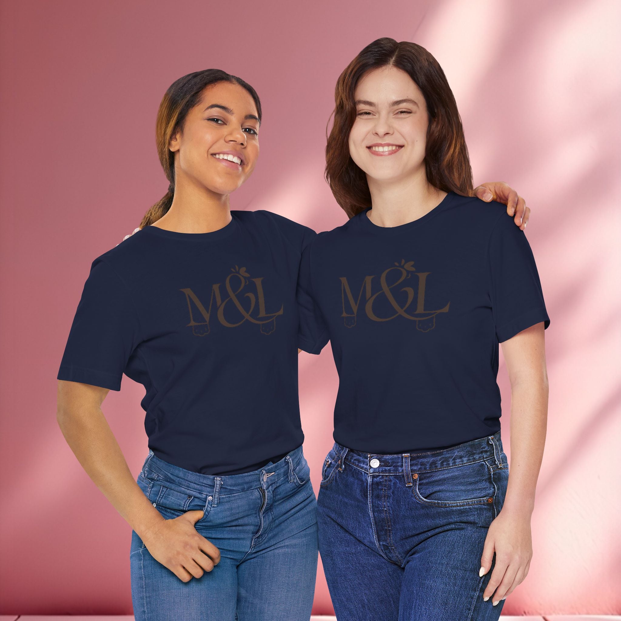 Romantic Feminine Brown Tee — Romance Graphic T-Shirt