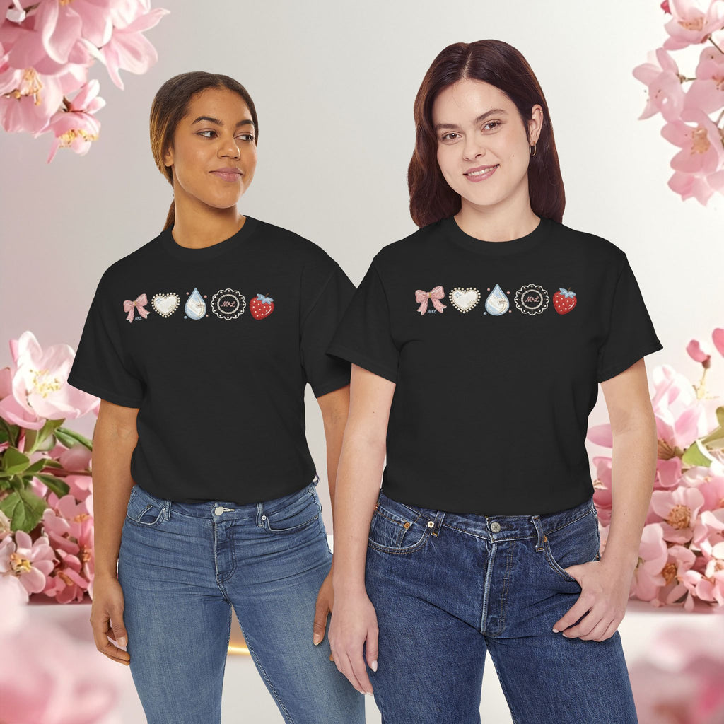 Pastel Cute Icons T-Shirt — Cute Pastel Icon Graphic Tee