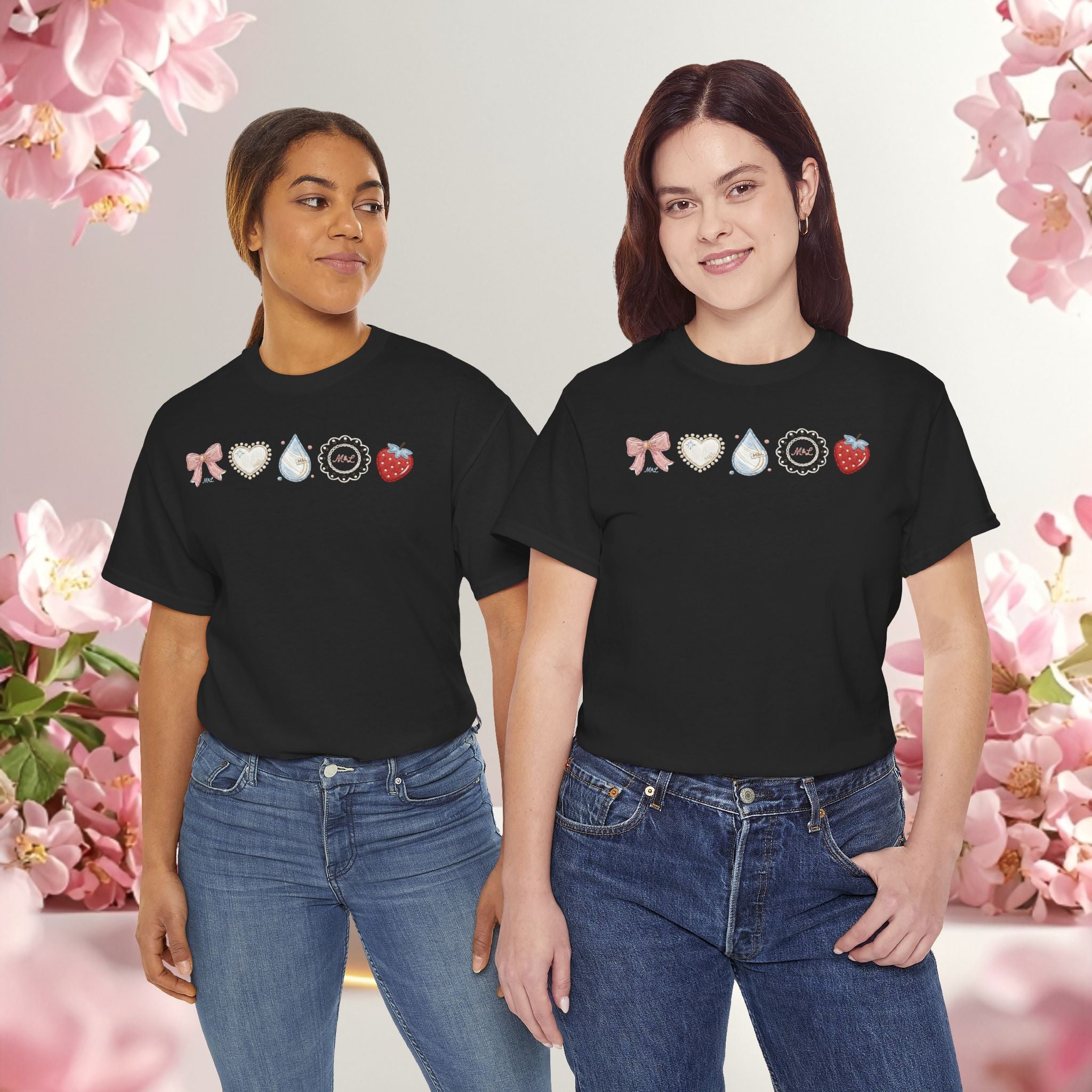 Pastel Cute Icons T-Shirt — Cute Pastel Icon Graphic Tee