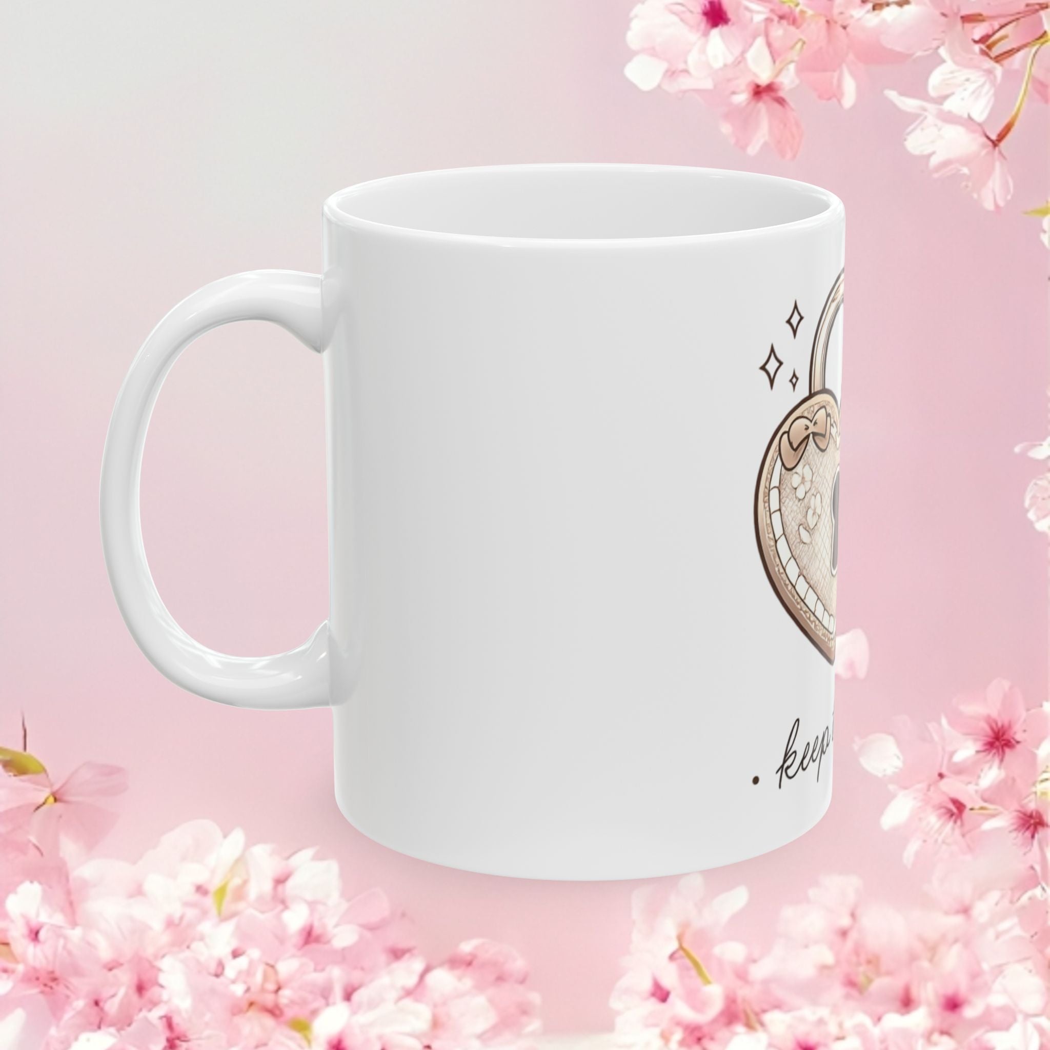 ''keep tt sweet'' Mug — Sweet Delicate Flower Design (11oz & 15oz)