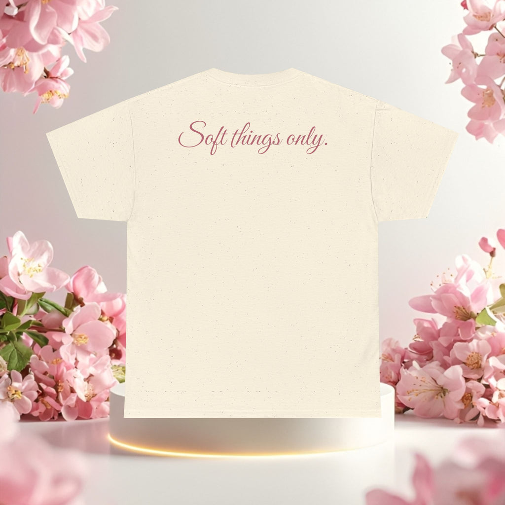 Pink Graphic Tee — Simple Minimalist Design