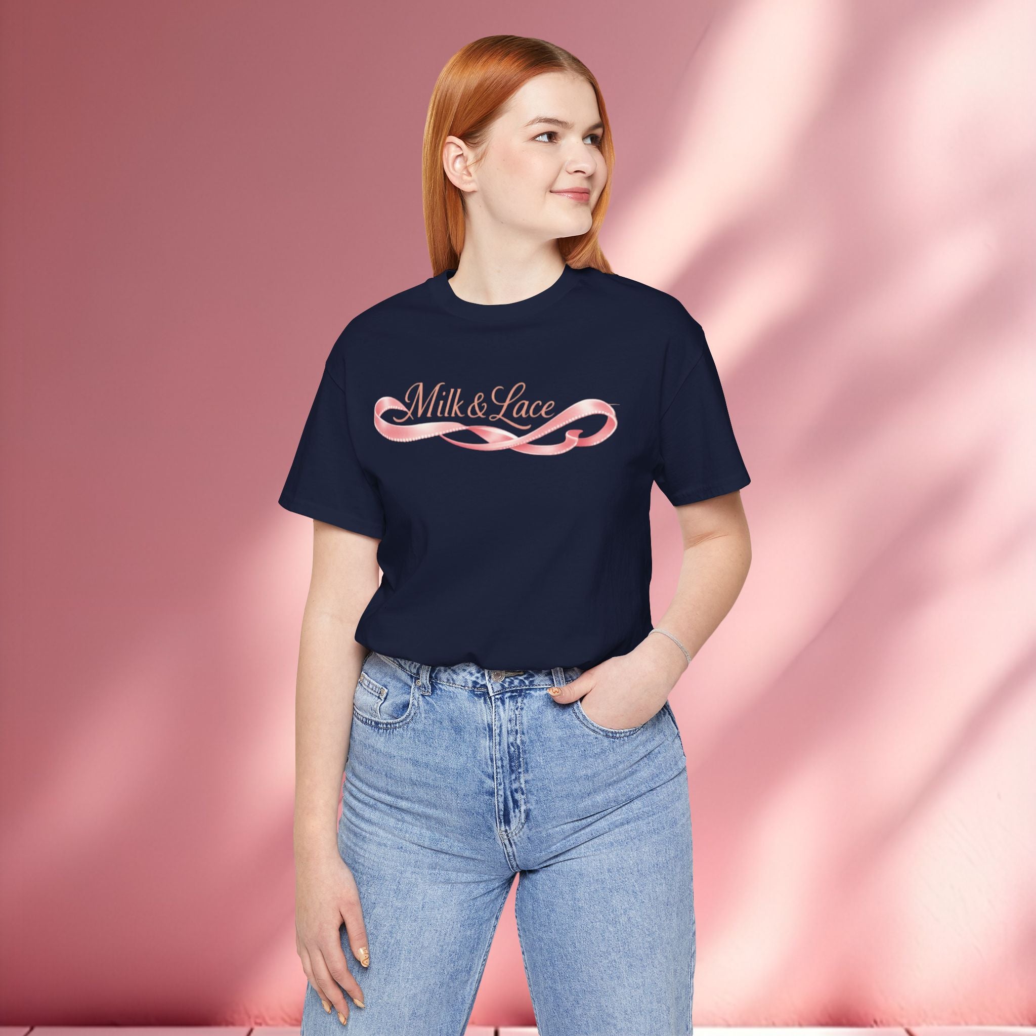 Casual Pink Graphic T-Shirt — Women's Casual Pink Tee