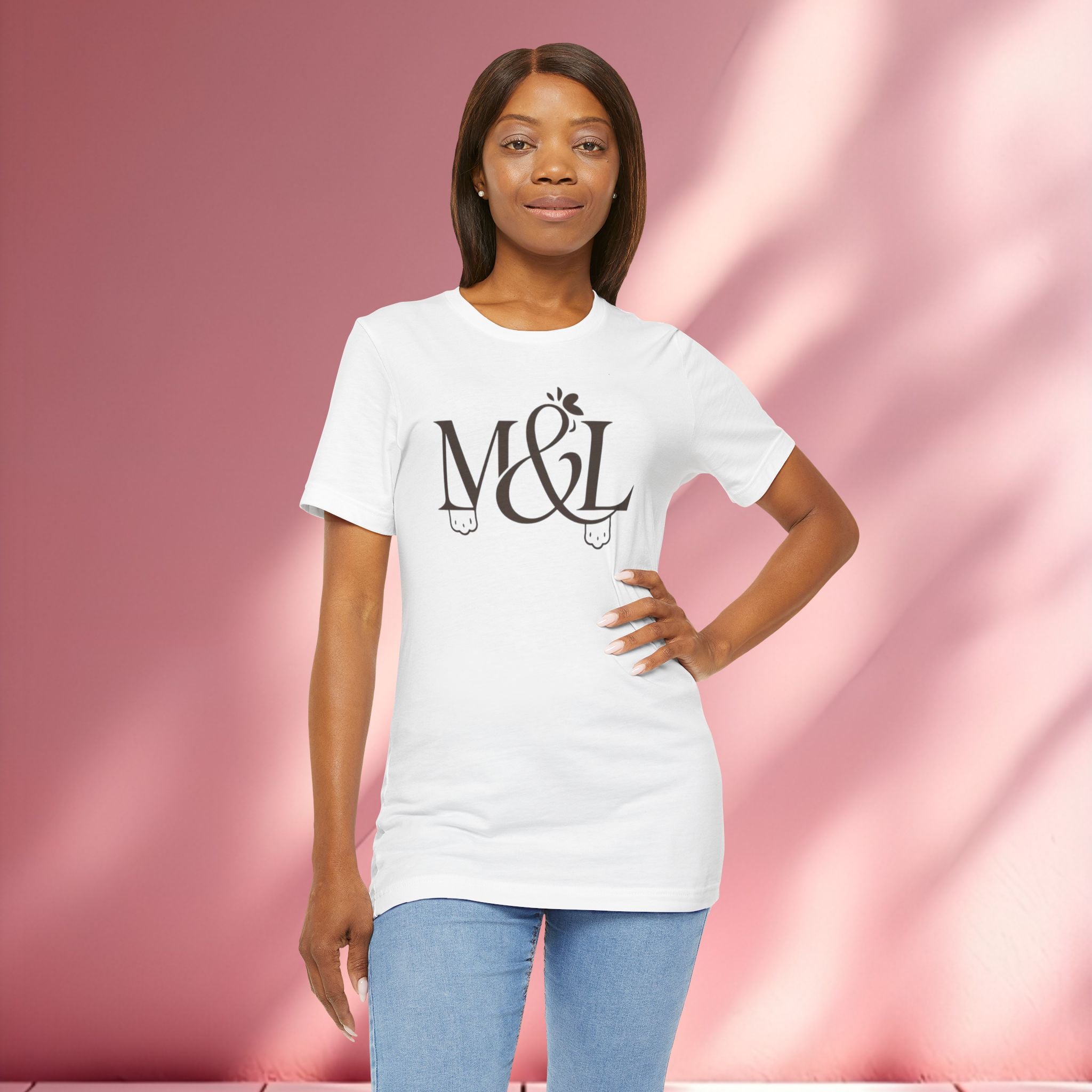Romantic Feminine Brown Tee — Romance Graphic T-Shirt