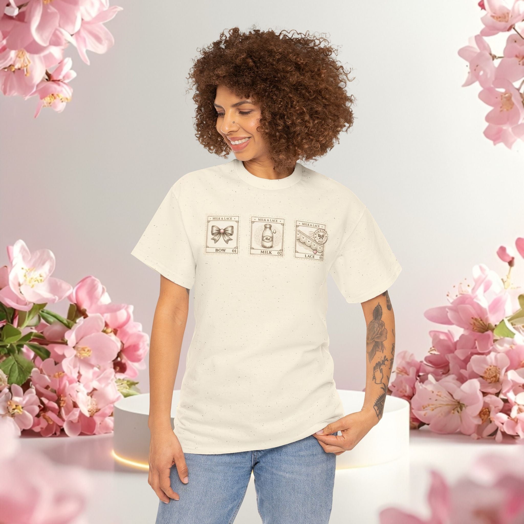 Vintage Botanical Stamp T-Shirt