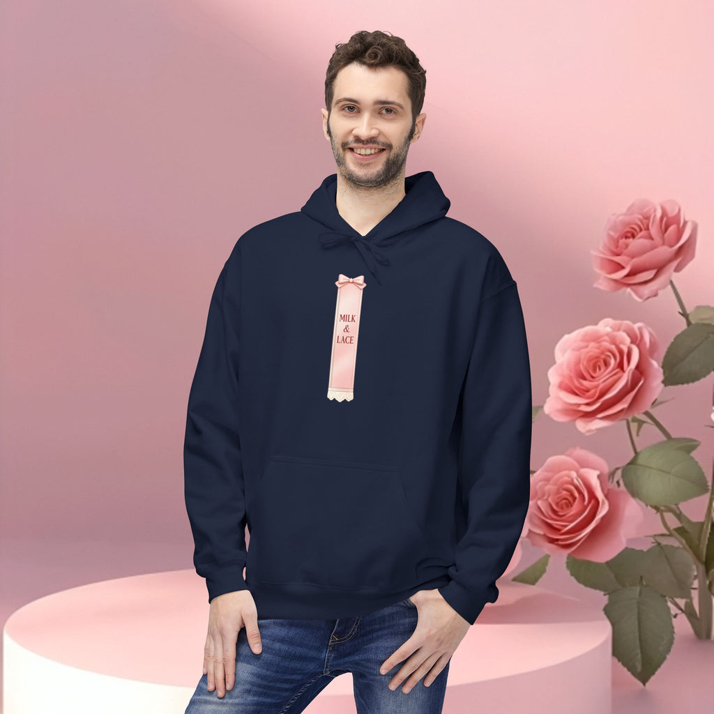 Pink Minimalist Feminine Hoodie
