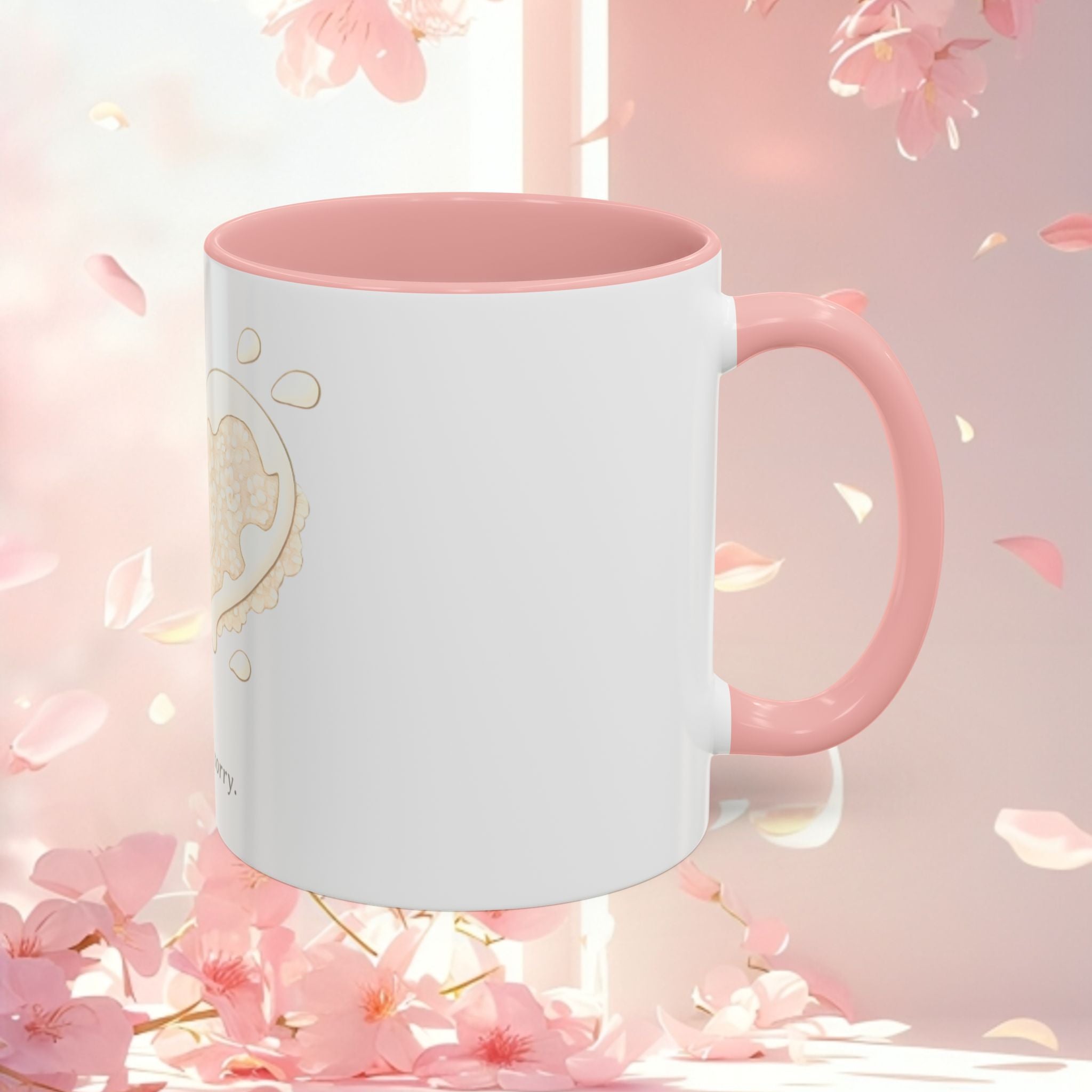 Playful Dessert Illustration Accent Coffee Mug — 11/15oz