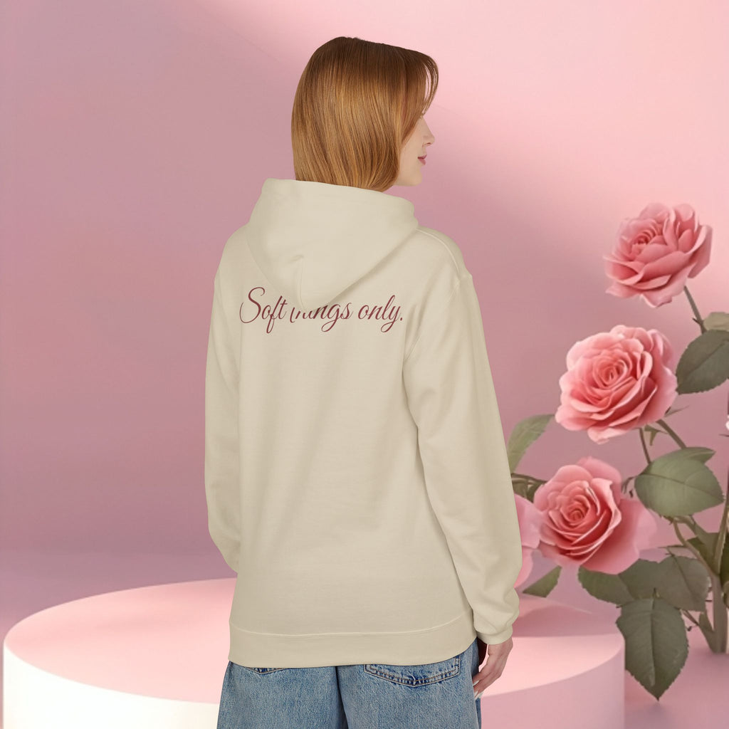 Cozy Floral Fleece Hoodie — Soft, Floral Comfort