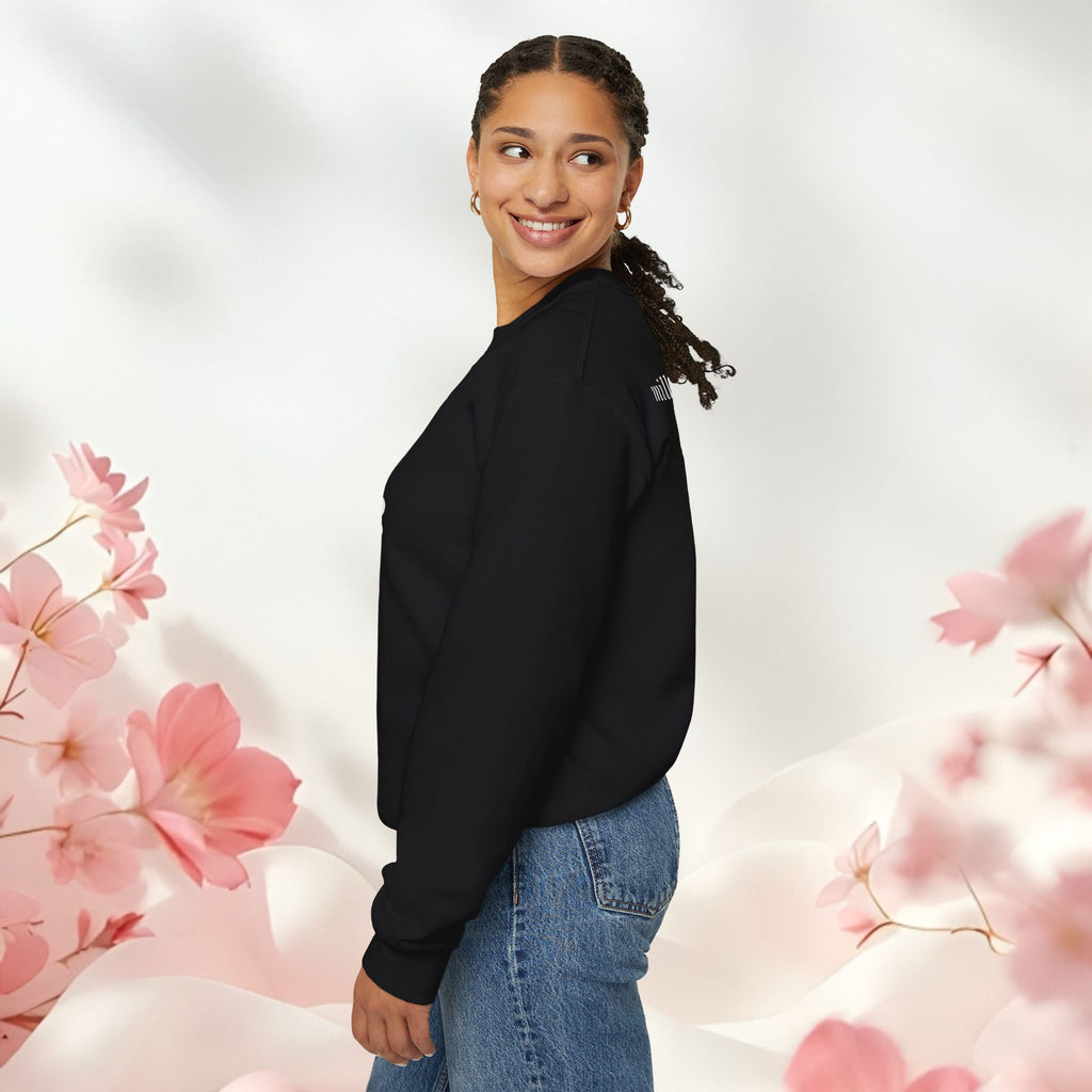 Lace Heart Graphic Sweatshirt