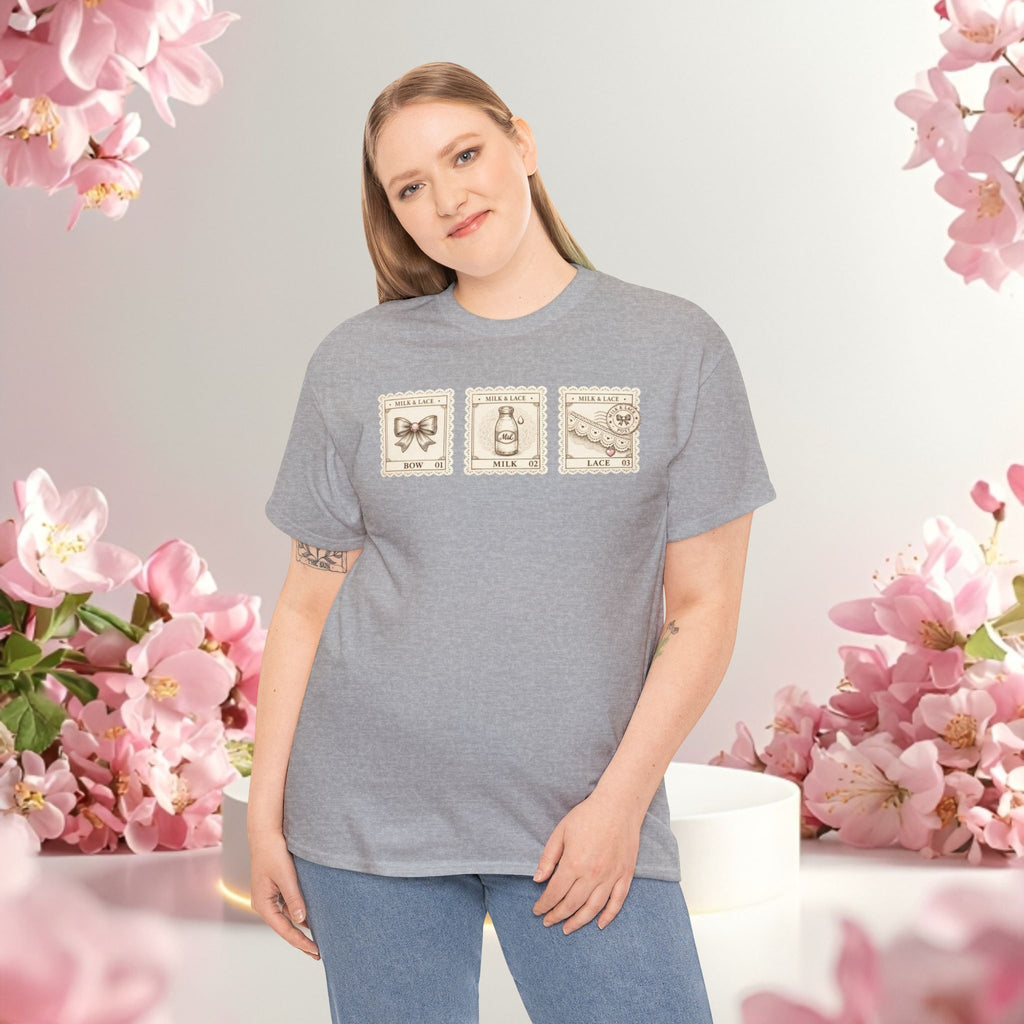 Vintage Botanical Stamp T-Shirt