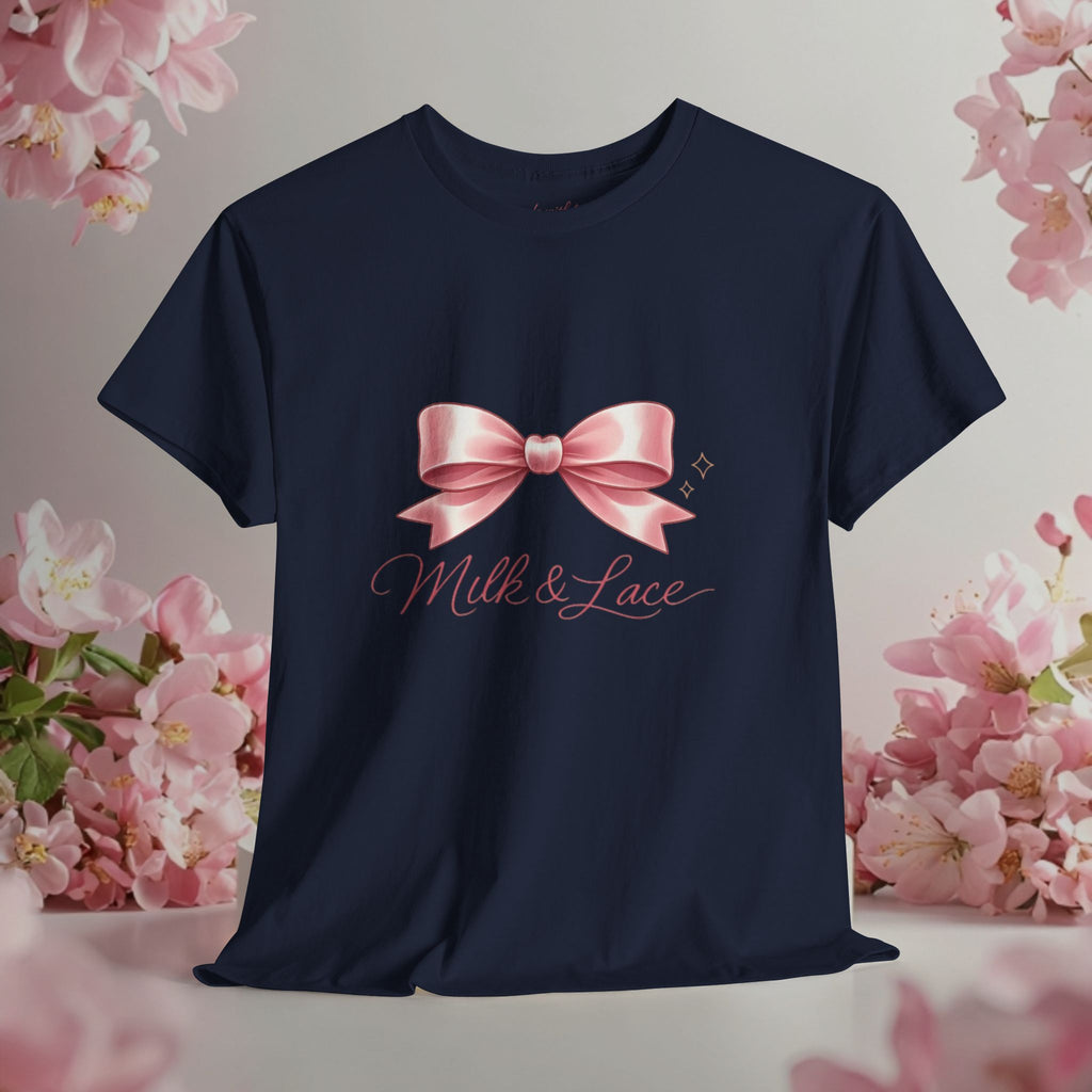 Pink Graphic Tee — Simple Minimalist Design