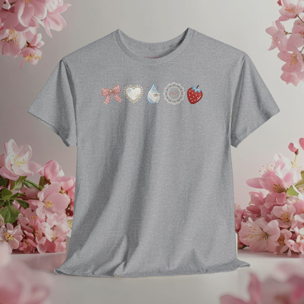 Pastel Cute Icons T-Shirt — Cute Pastel Icon Graphic Tee