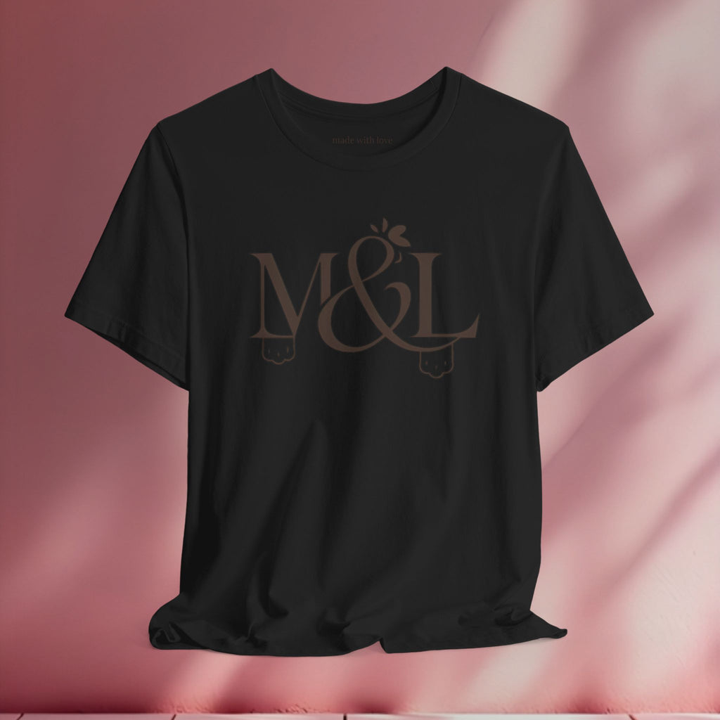 Romantic Feminine Brown Tee — Romance Graphic T-Shirt