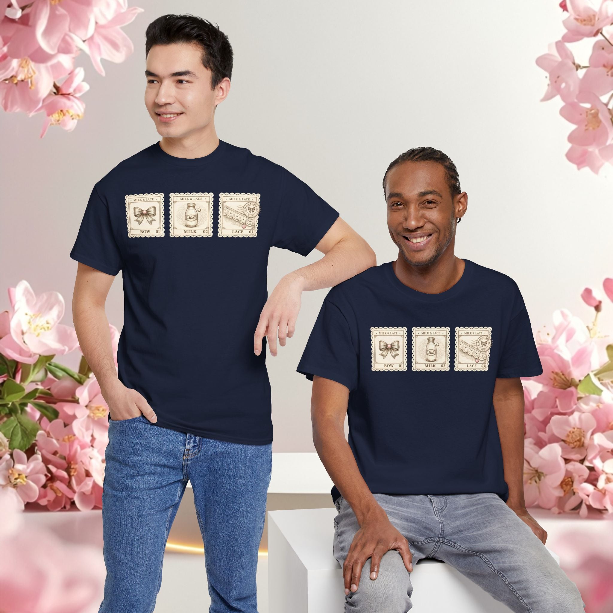 Vintage Botanical Stamp T-Shirt