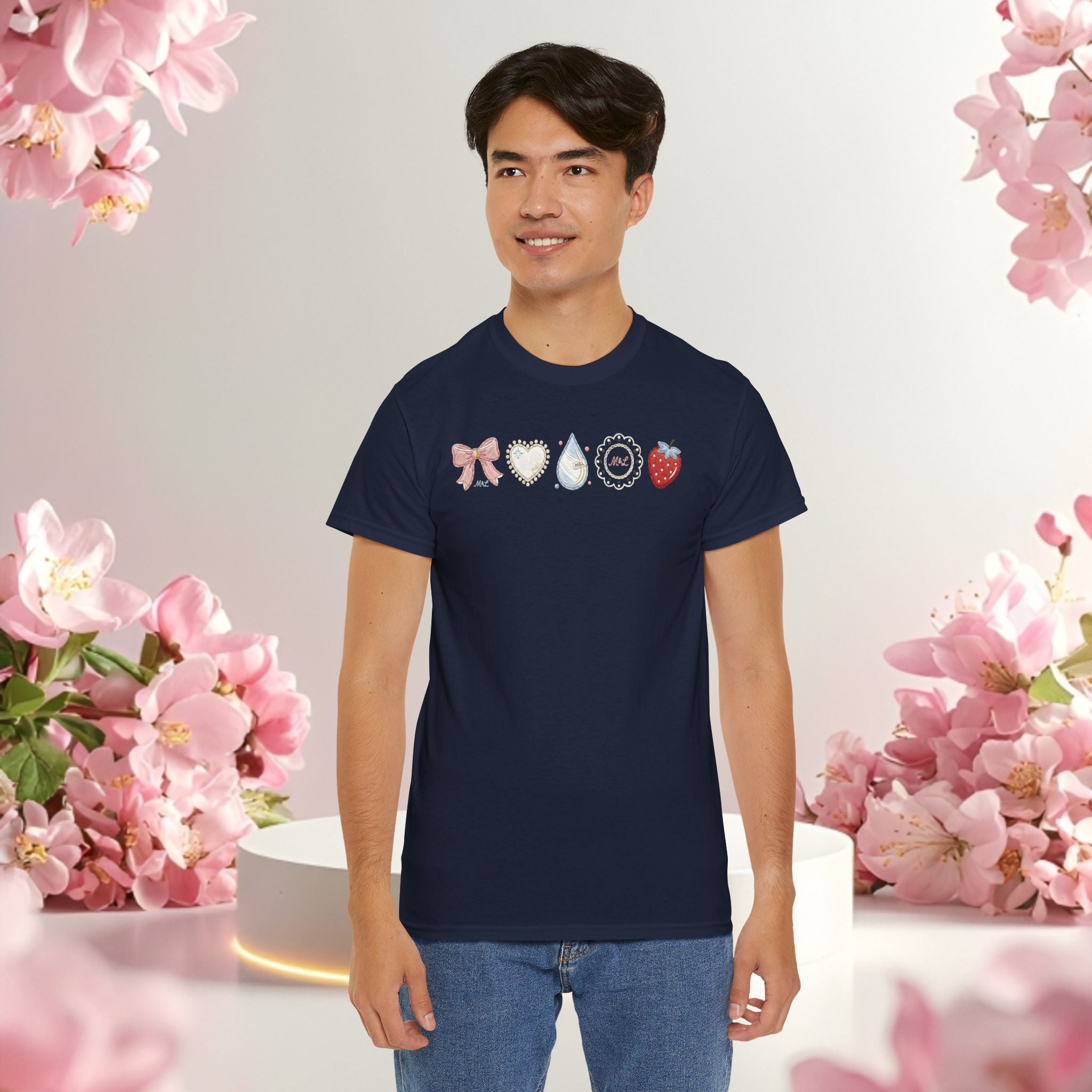 Pastel Cute Icons T-Shirt — Cute Pastel Icon Graphic Tee