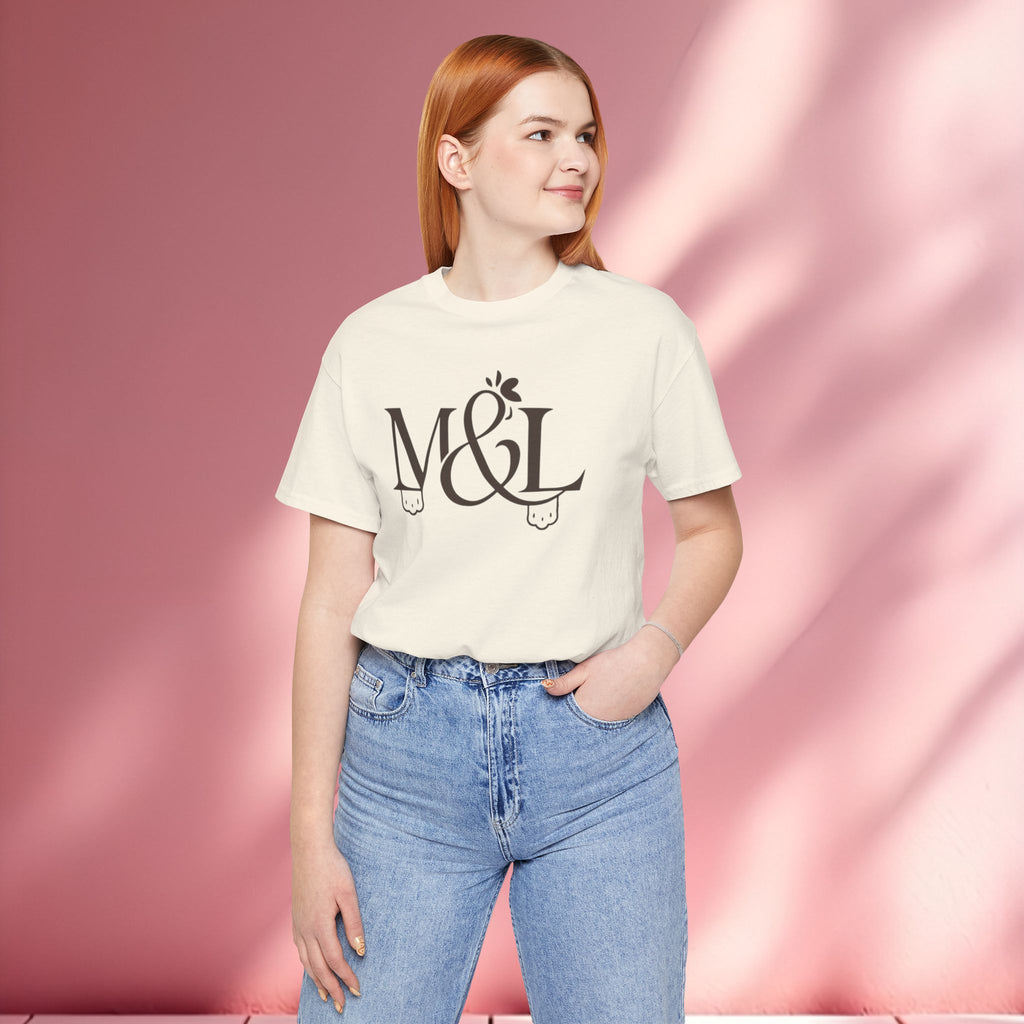 Romantic Feminine Brown Tee — Romance Graphic T-Shirt