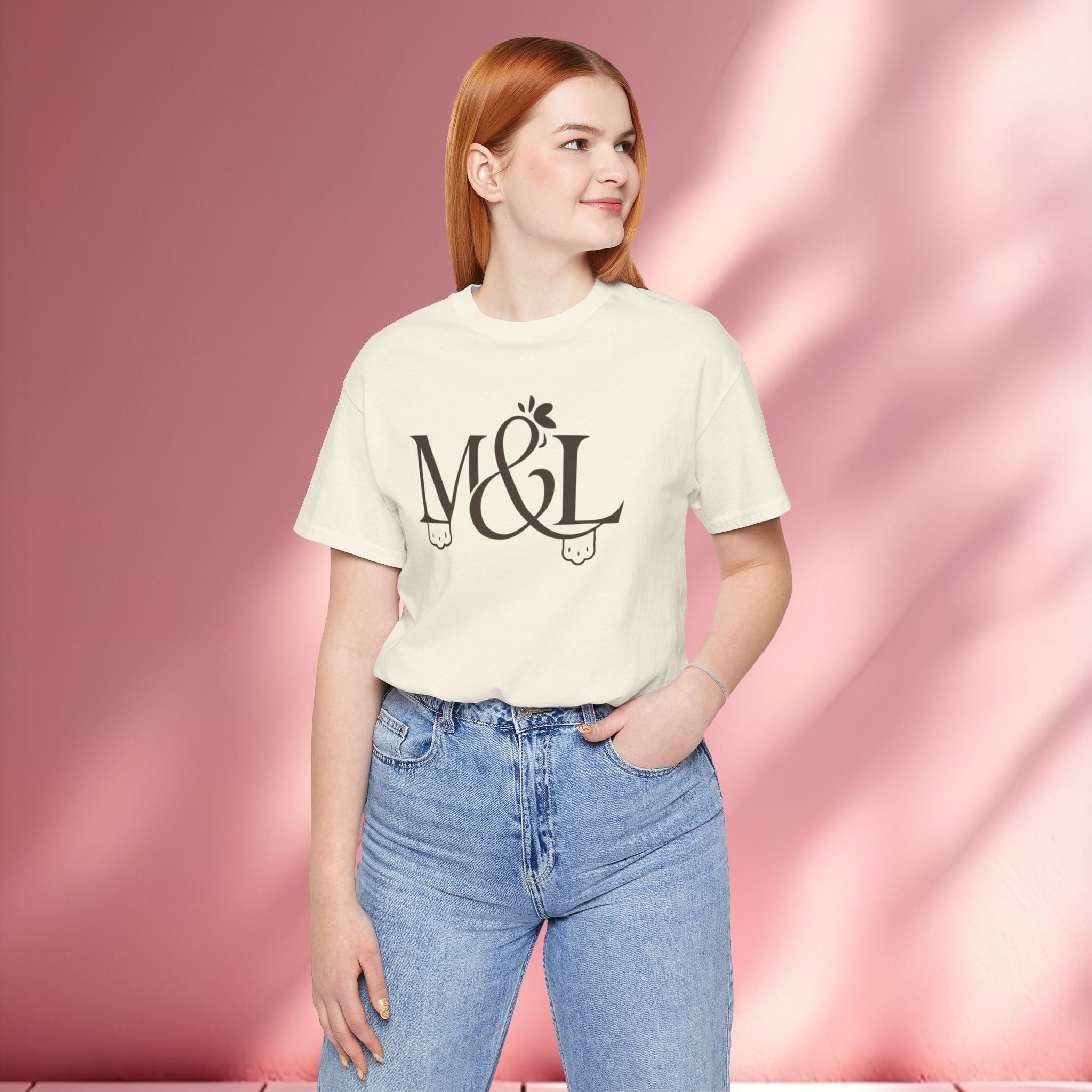Romantic Feminine Brown Tee — Romance Graphic T-Shirt