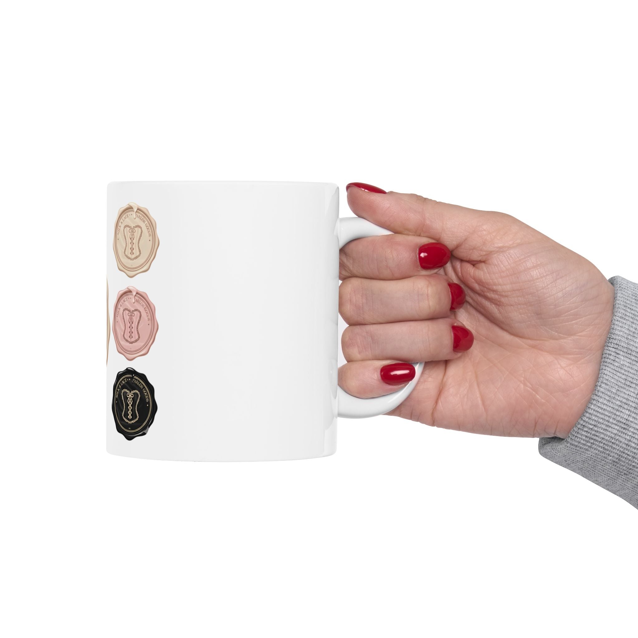 Vintage Charming Ceramic Mug — Soft Retro Coffee Cup (11oz, 15oz)