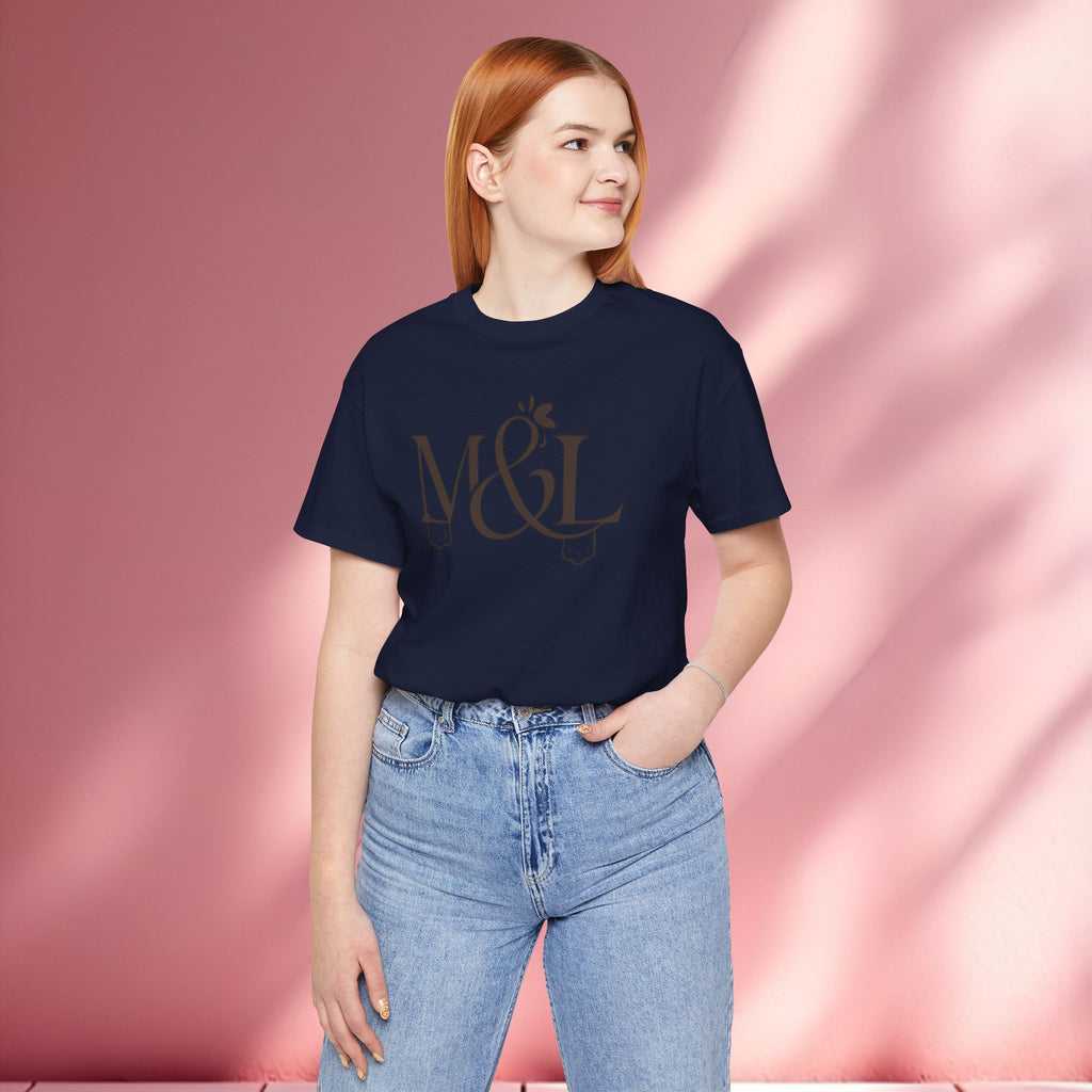 Romantic Feminine Brown Tee — Romance Graphic T-Shirt