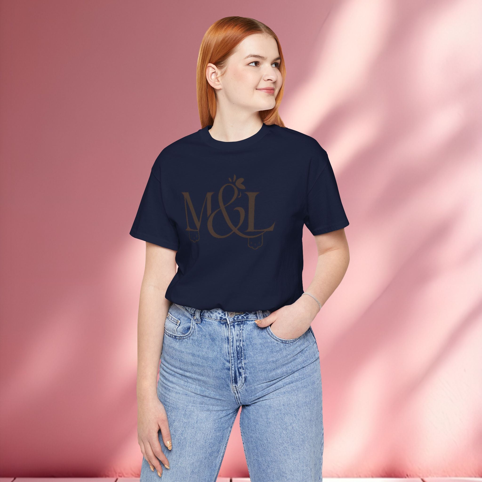 Romantic Feminine Brown Tee — Romance Graphic T-Shirt